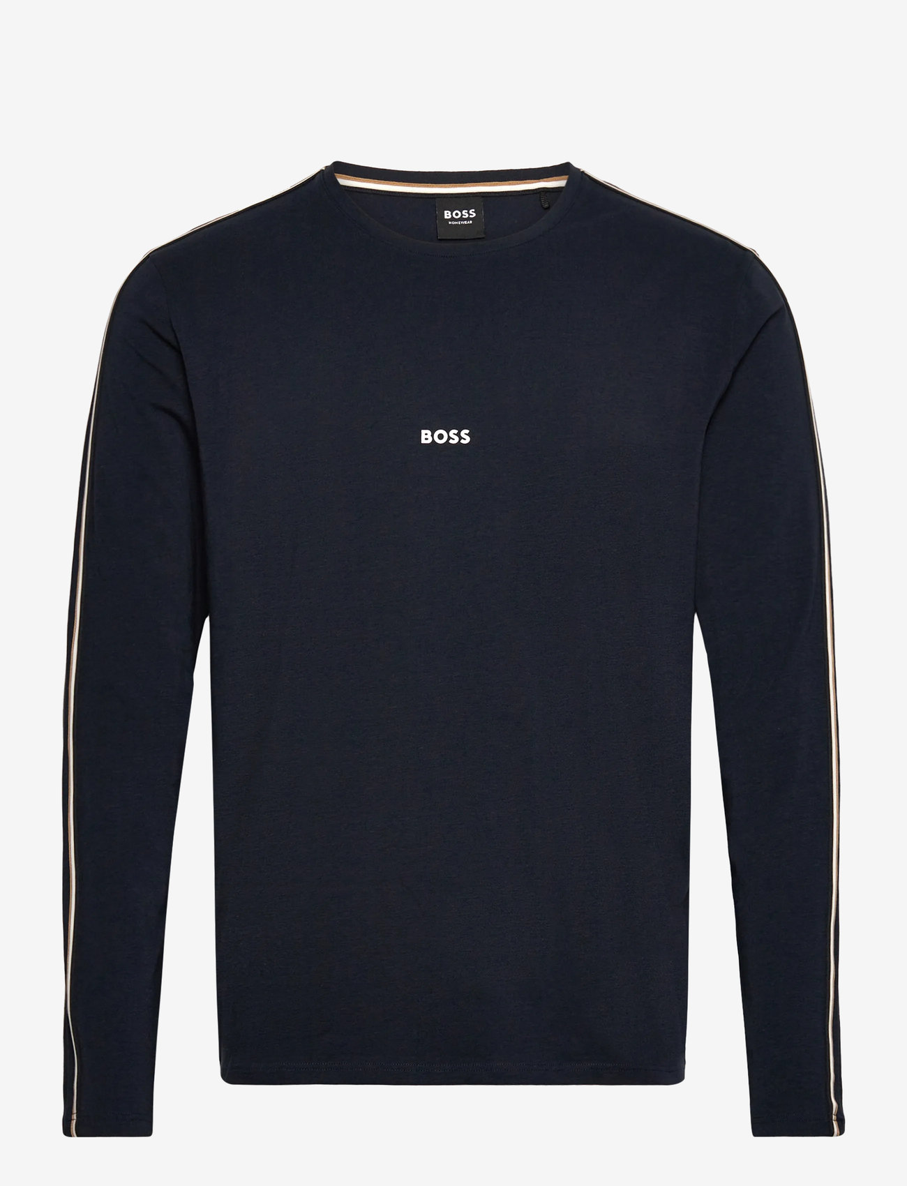 BOSS - Unique LS-Shirt - pyjamasöverdelar - dark blue - 0
