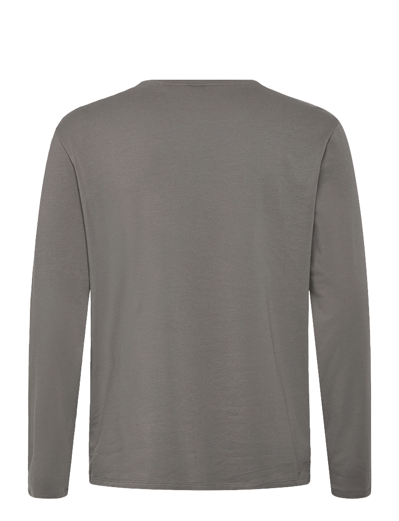 BOSS - Unique LS-Shirt - pyjama tops - open grey - 1