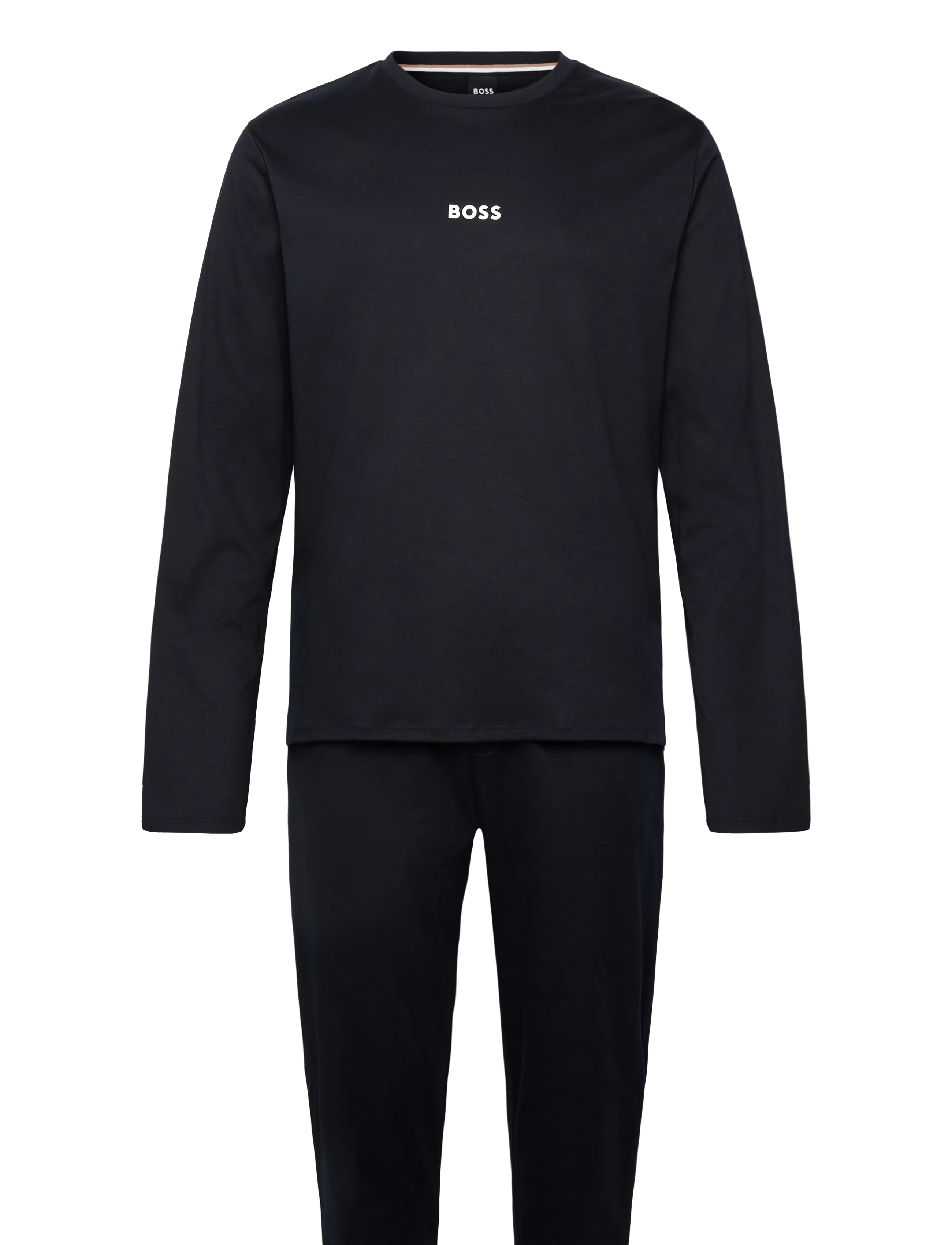 BOSS Xmas Long Set, M, Night & Loungewear, Schwarz - Pyjamas (set), Männerswear