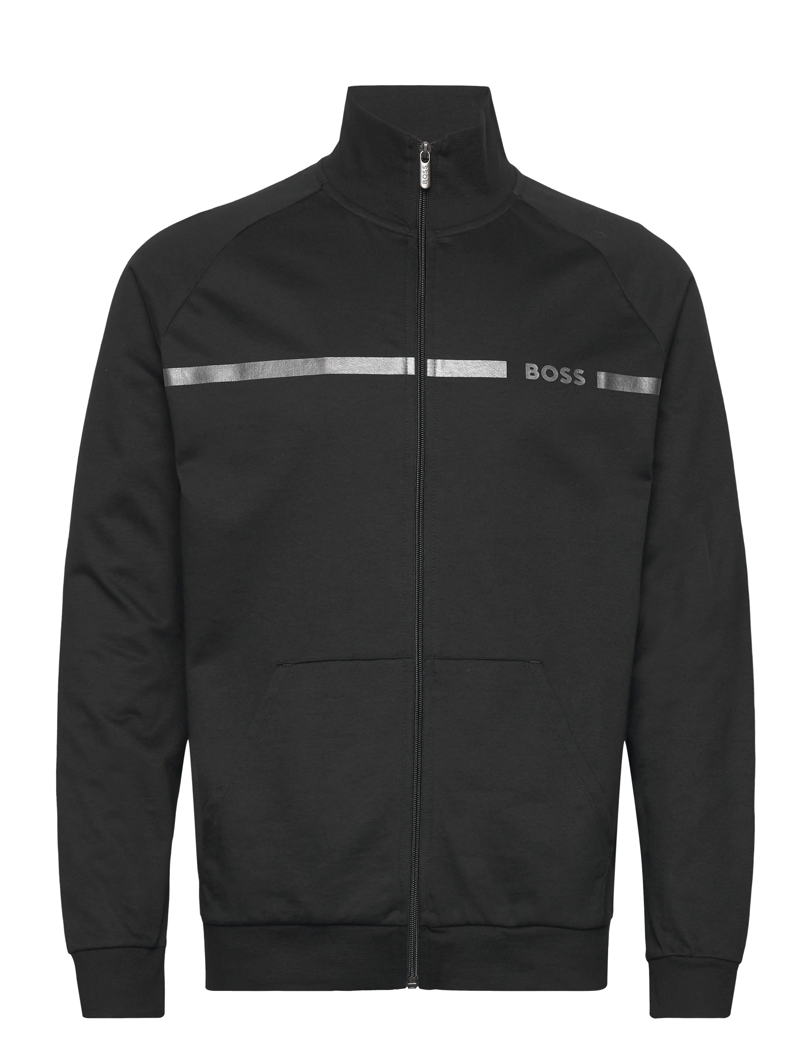 BOSS Authentic Jacket Z, Mænd, Træningsjakke, Sort, Str: M