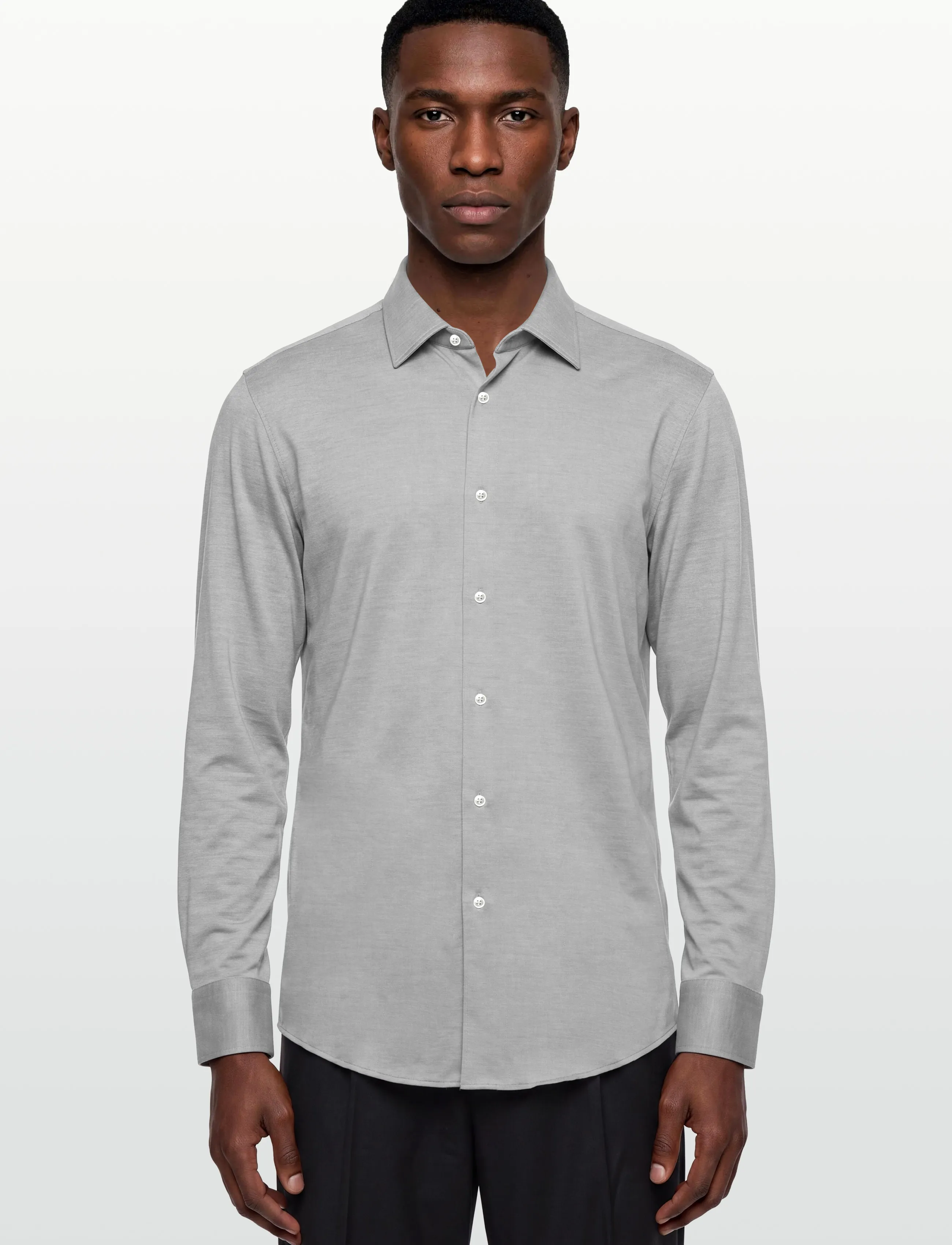 BOSS - P-HANK-kent-C1-222 - business shirts - silver - 3