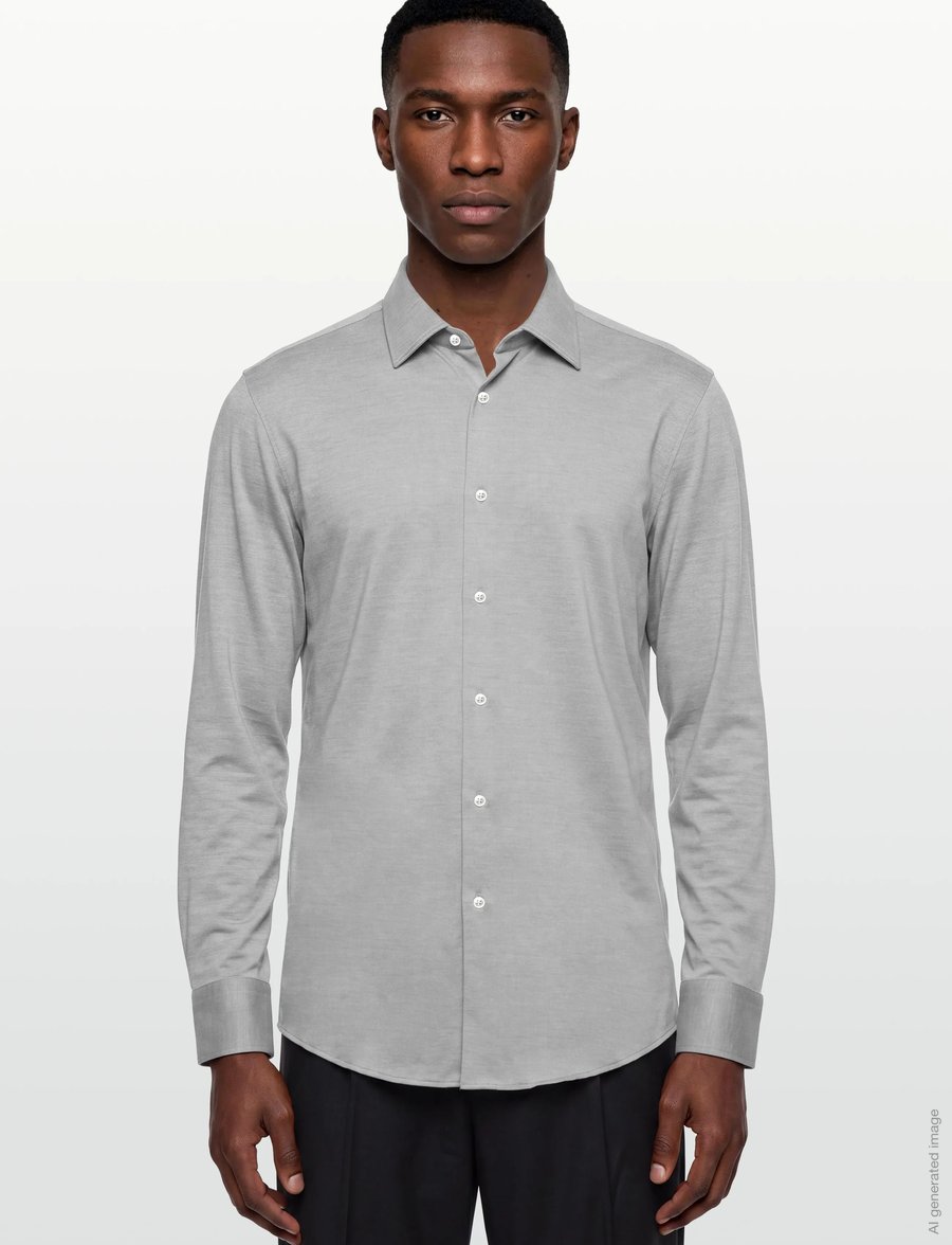 BOSS - P-HANK-kent-C1-222 - formelle hemden - silver - 3