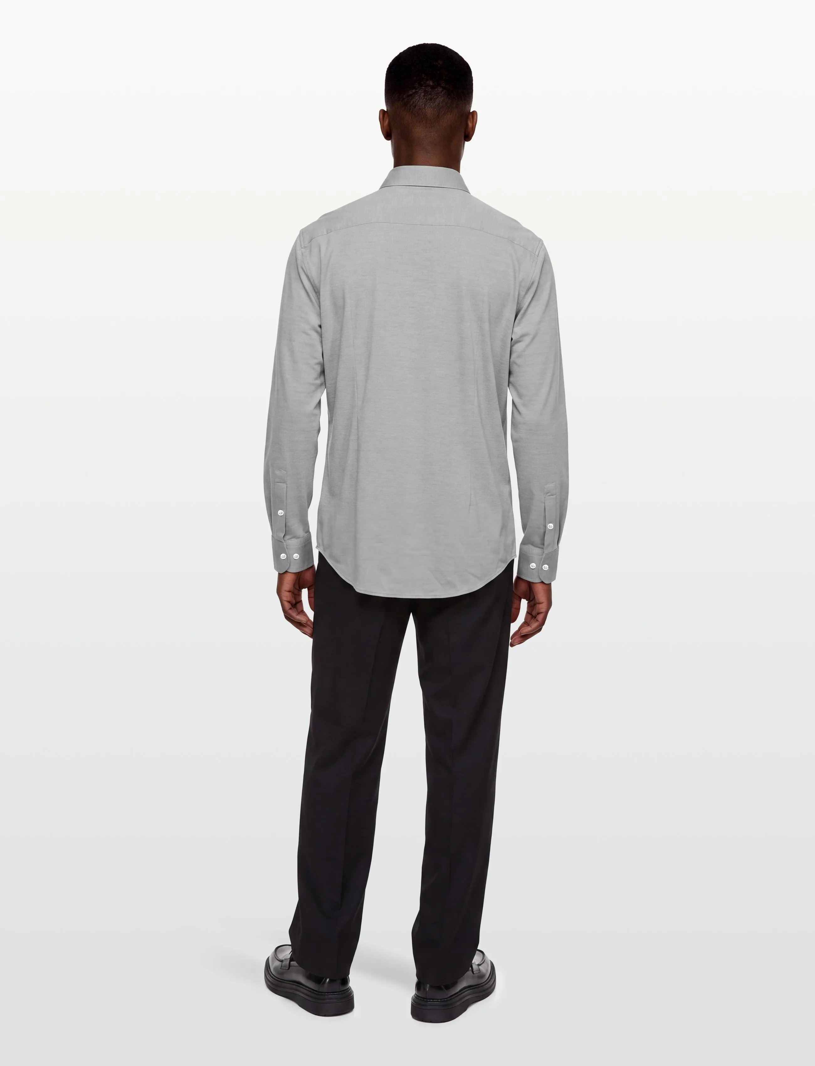 BOSS - P-HANK-kent-C1-222 - business shirts - silver - 4