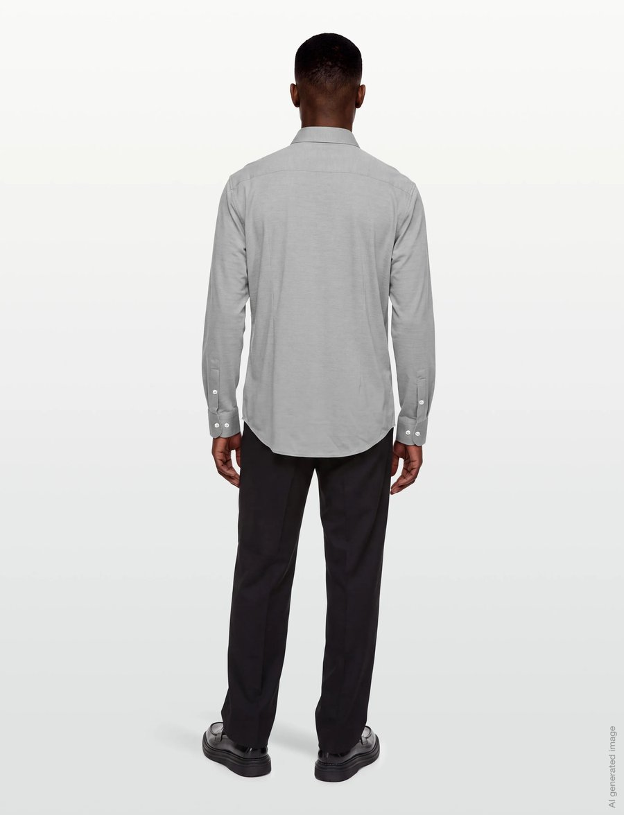 BOSS - P-HANK-kent-C1-222 - formelle hemden - silver - 4