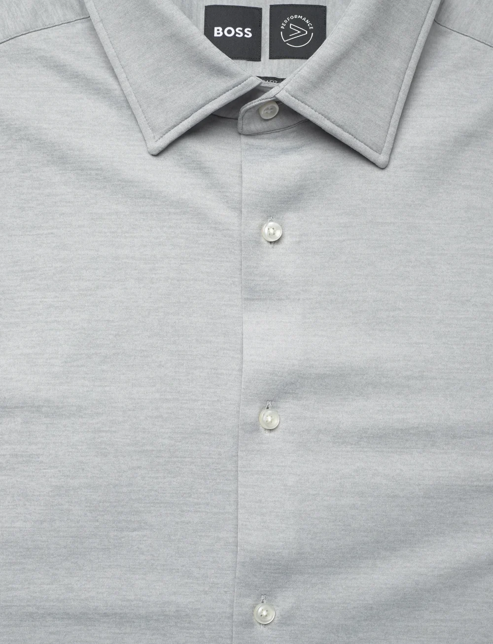 BOSS - P-HANK-kent-C1-222 - basic skjorter - silver - 2