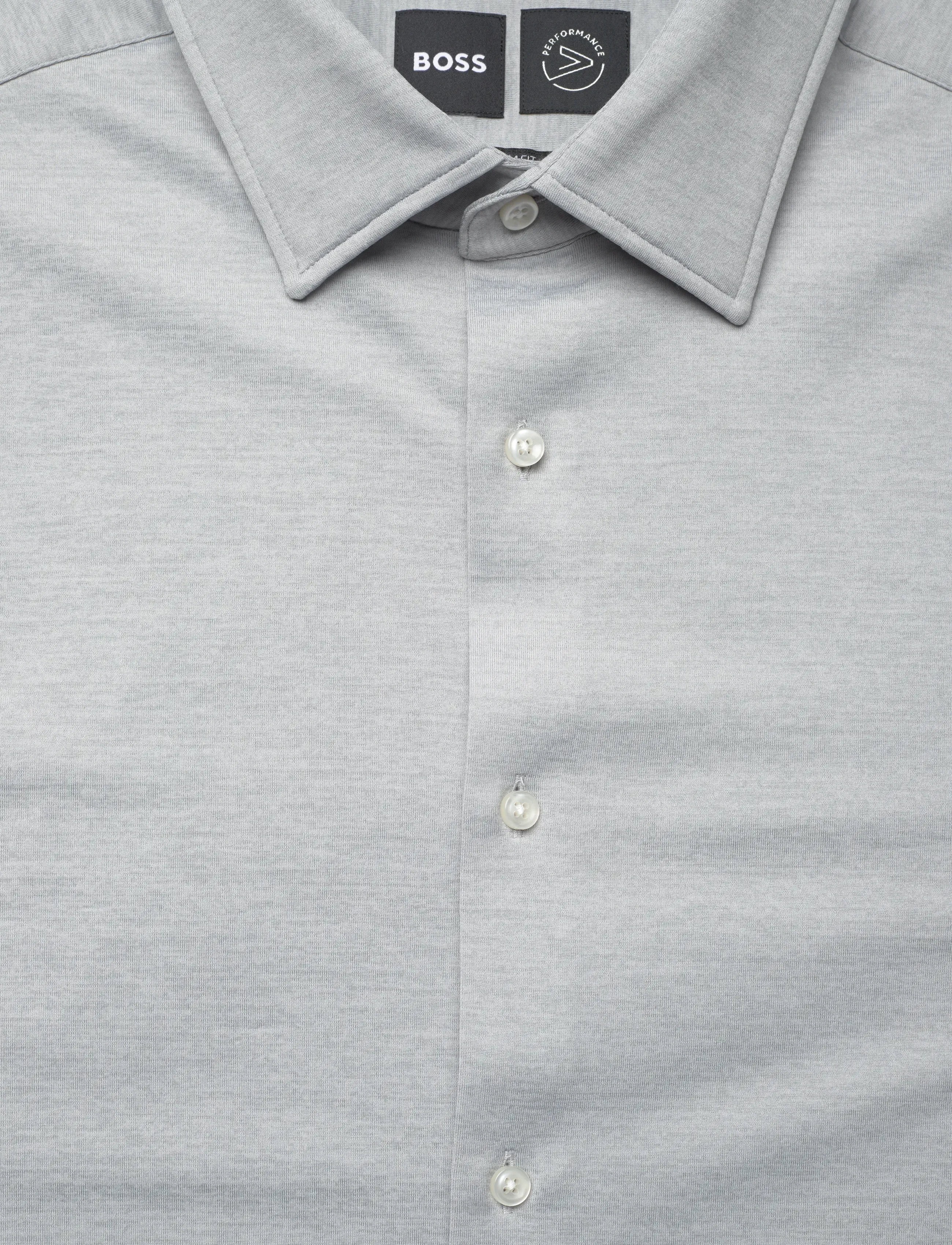 BOSS - P-HANK-kent-C1-222 - formelle hemden - silver - 2