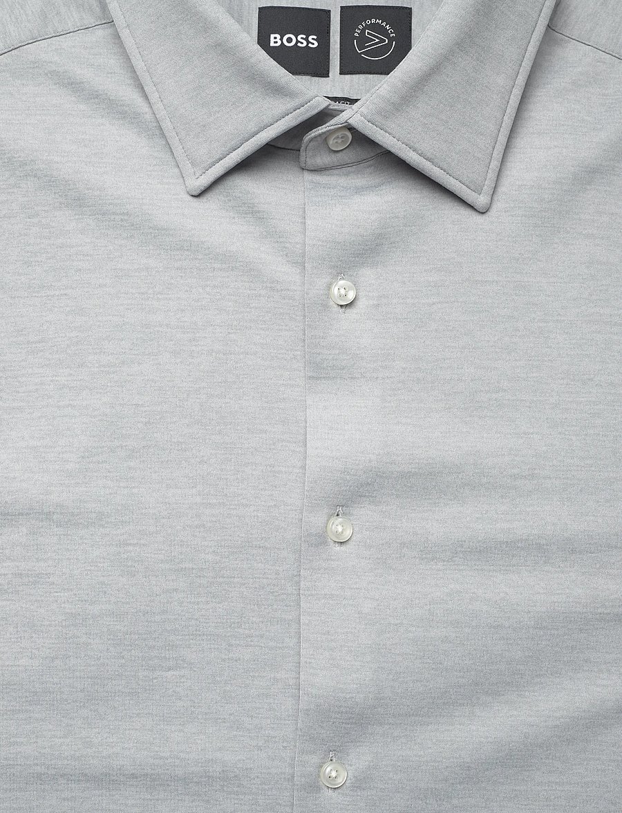 BOSS - P-HANK-kent-C1-222 - formelle hemden - silver - 2