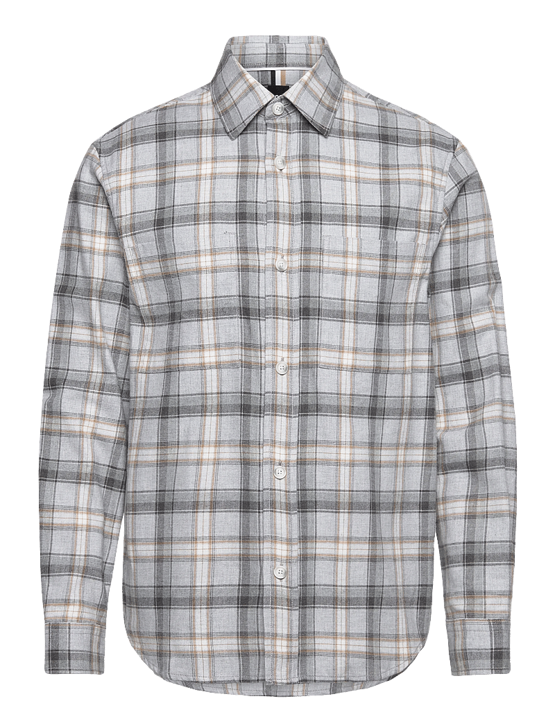 BOSS - C-OWEN-2PP-C1-253 - flanellsärgid - medium grey - 0