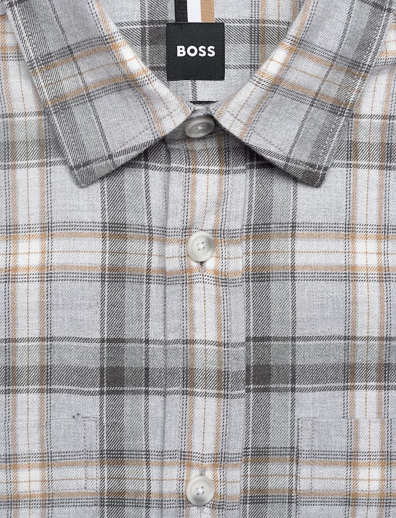 BOSS - C-OWEN-2PP-C1-253 - flanellsärgid - medium grey - 2