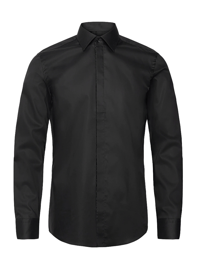 BOSS - H-HANK-party6-254 - basic-hemden - black - 0