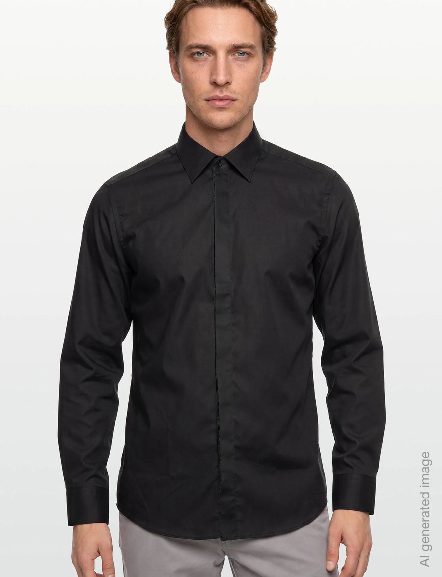 BOSS - H-HANK-party6-254 - formelle hemden - black - 3