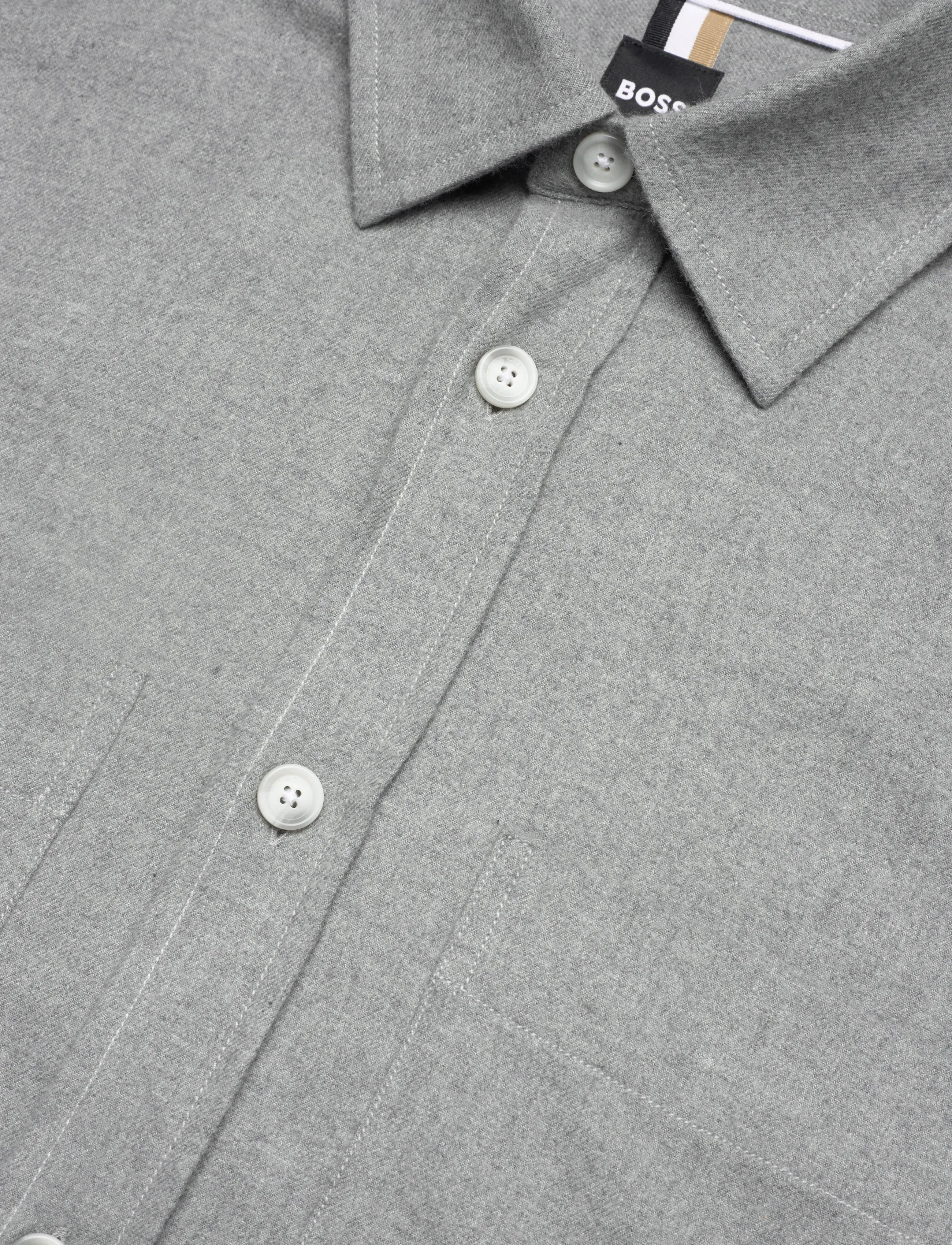 BOSS - C-OWEN-2PP-C1-253 - casual skjortor - medium grey - 3