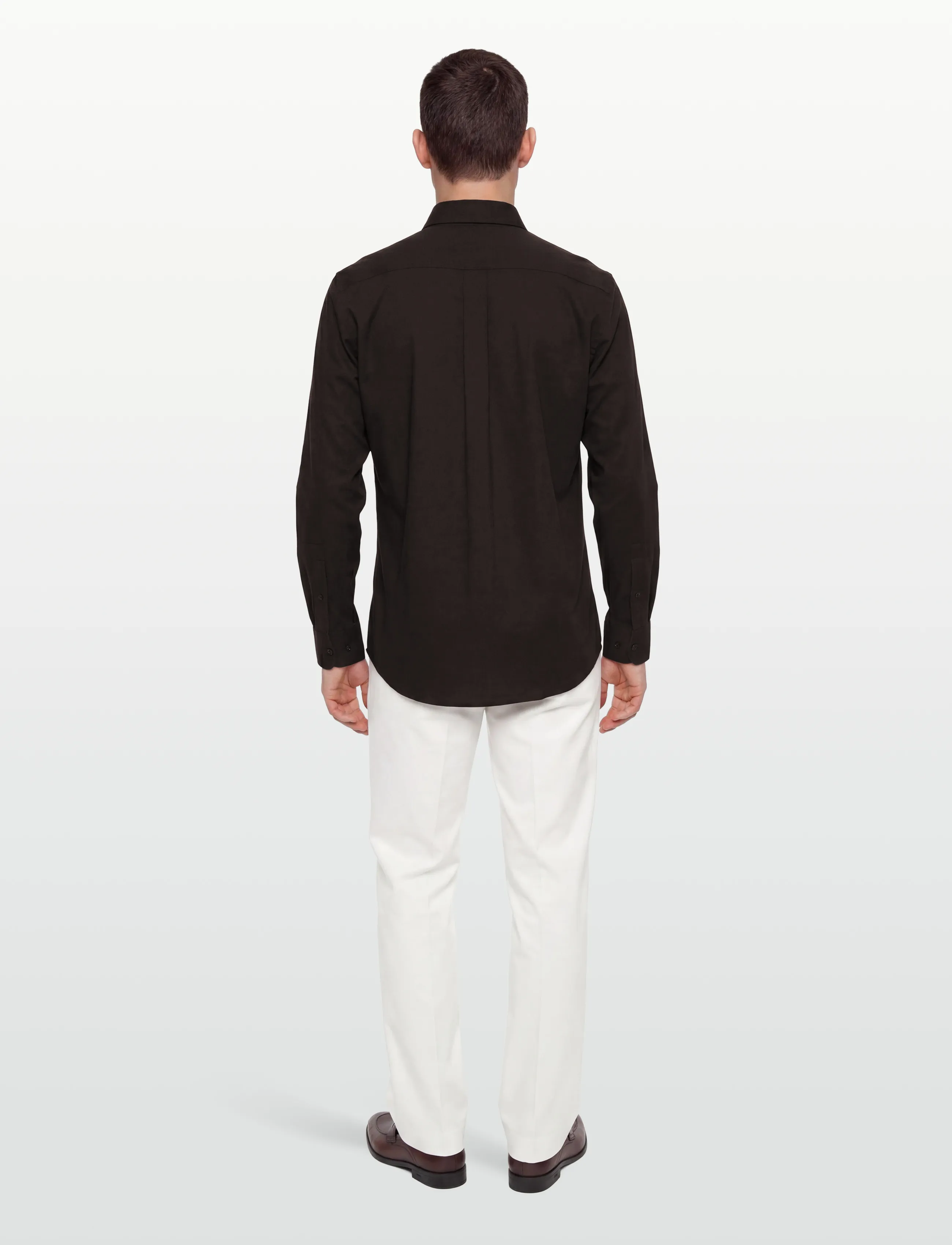 BOSS - C-HANK-kent-C1-253 - business skjorter - dark brown - 4