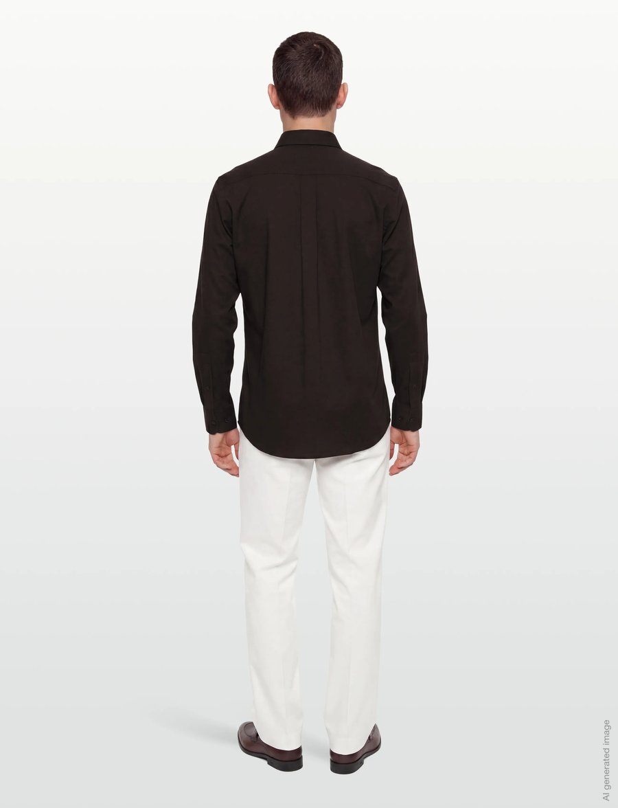 BOSS - C-HANK-kent-C1-253 - formelle hemden - dark brown - 4