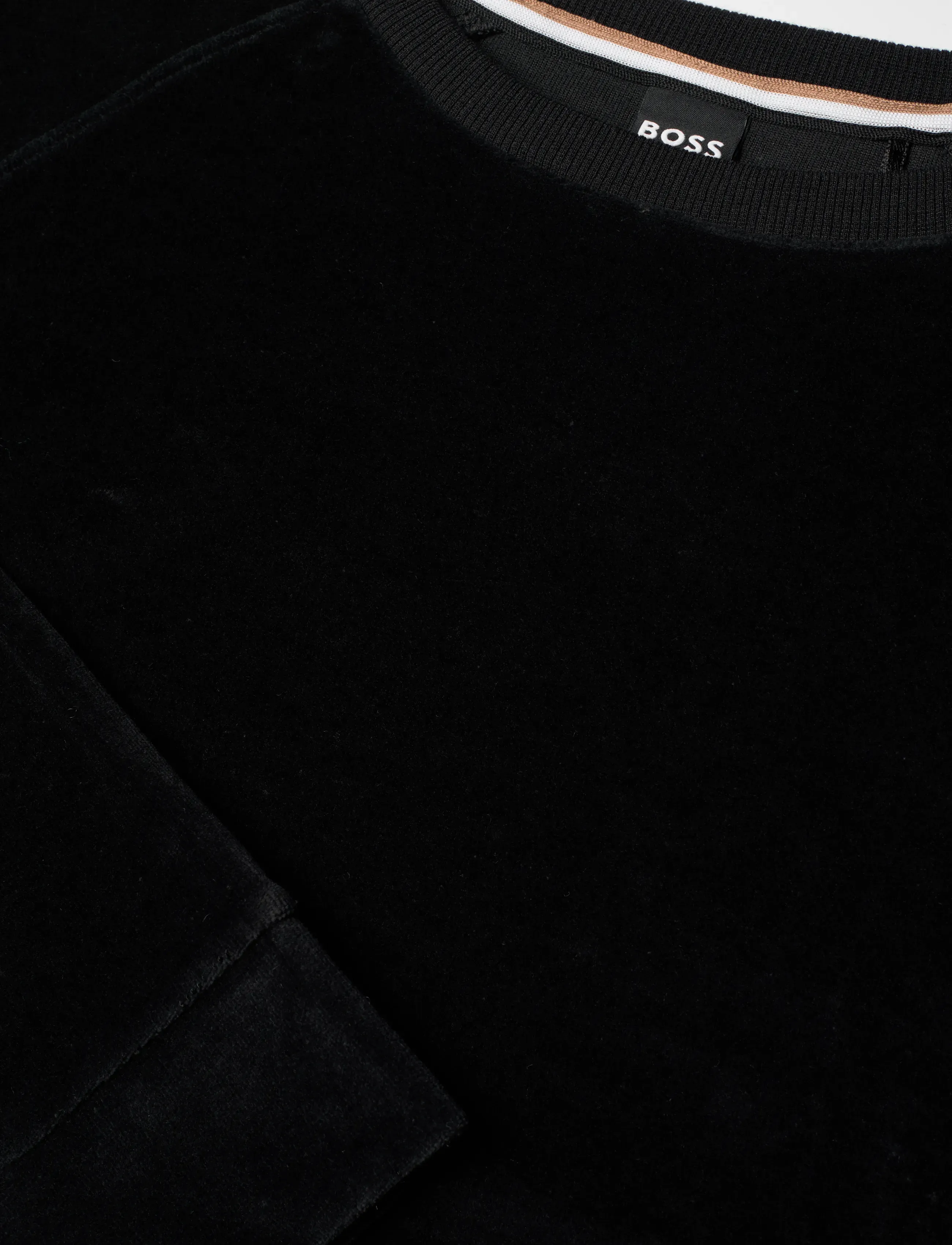 BOSS - Velour_Sweatshirt - black - 2