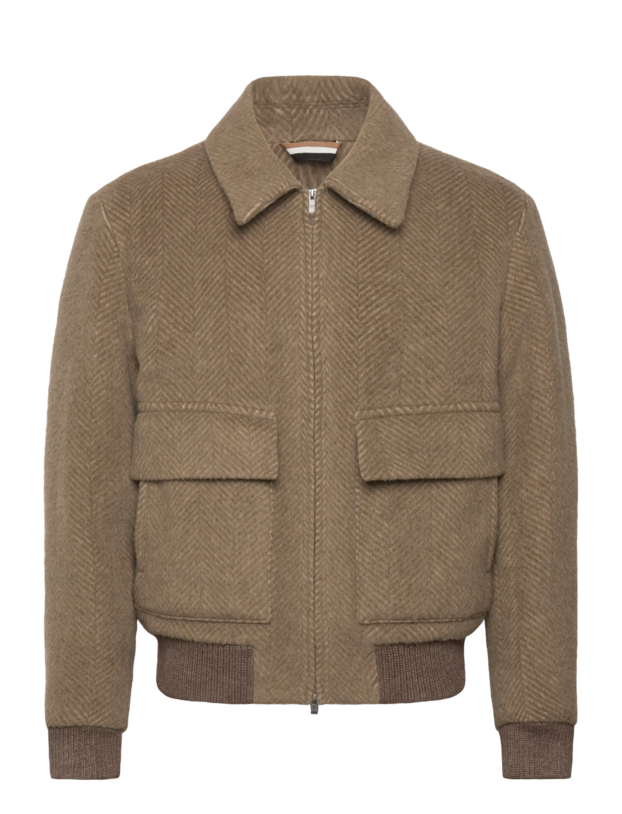BOSS H-Charly-254 - Bomberjakker - OPEN BROWN / beige