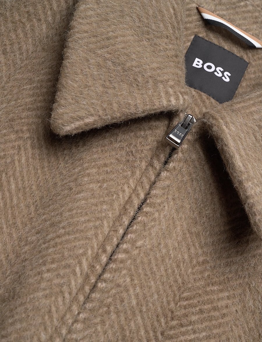 BOSS - H-Charly-254 - wolljacken - open brown - 2