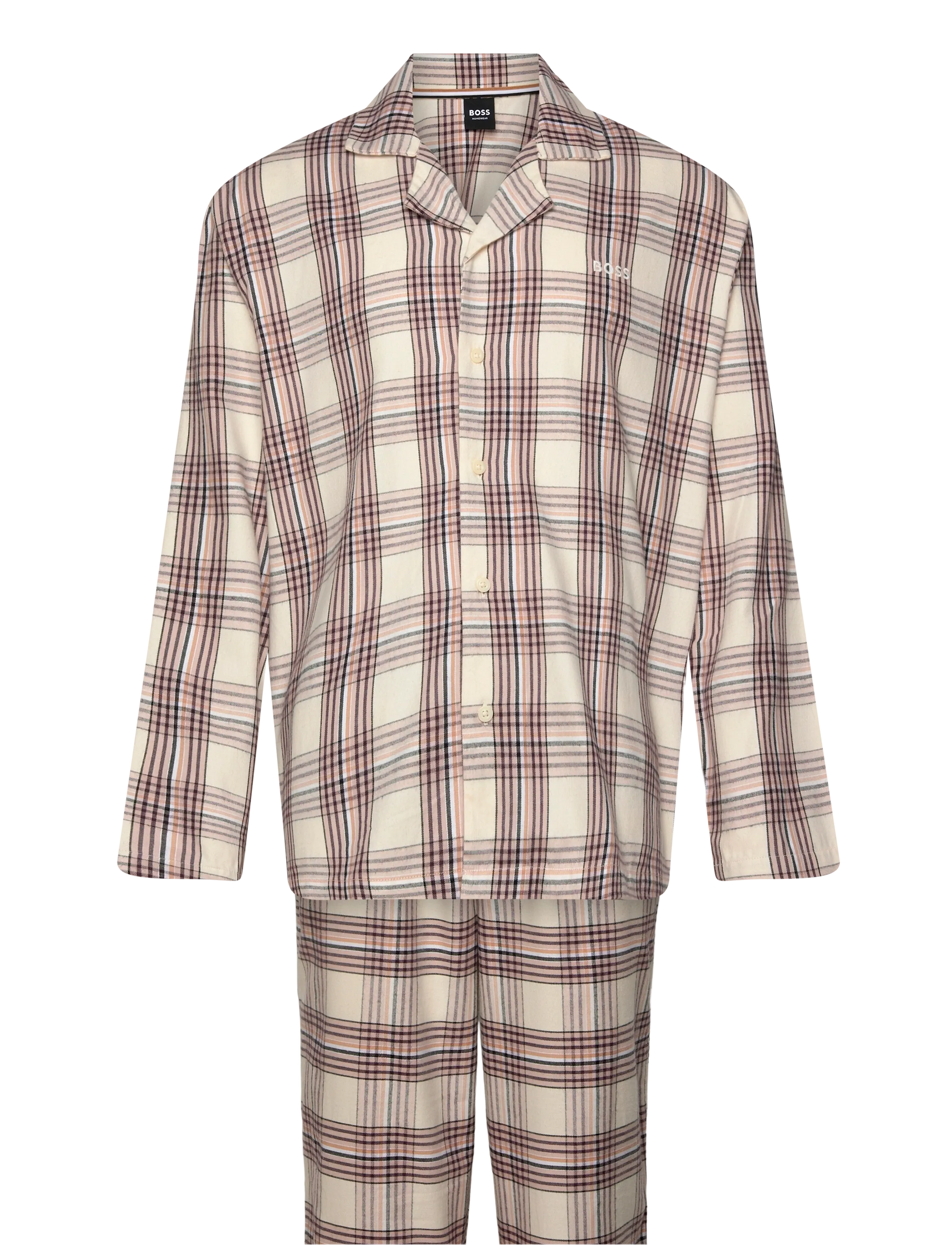 BOSS Holiday Pyjama - Vis alt - OPEN WHITE / white