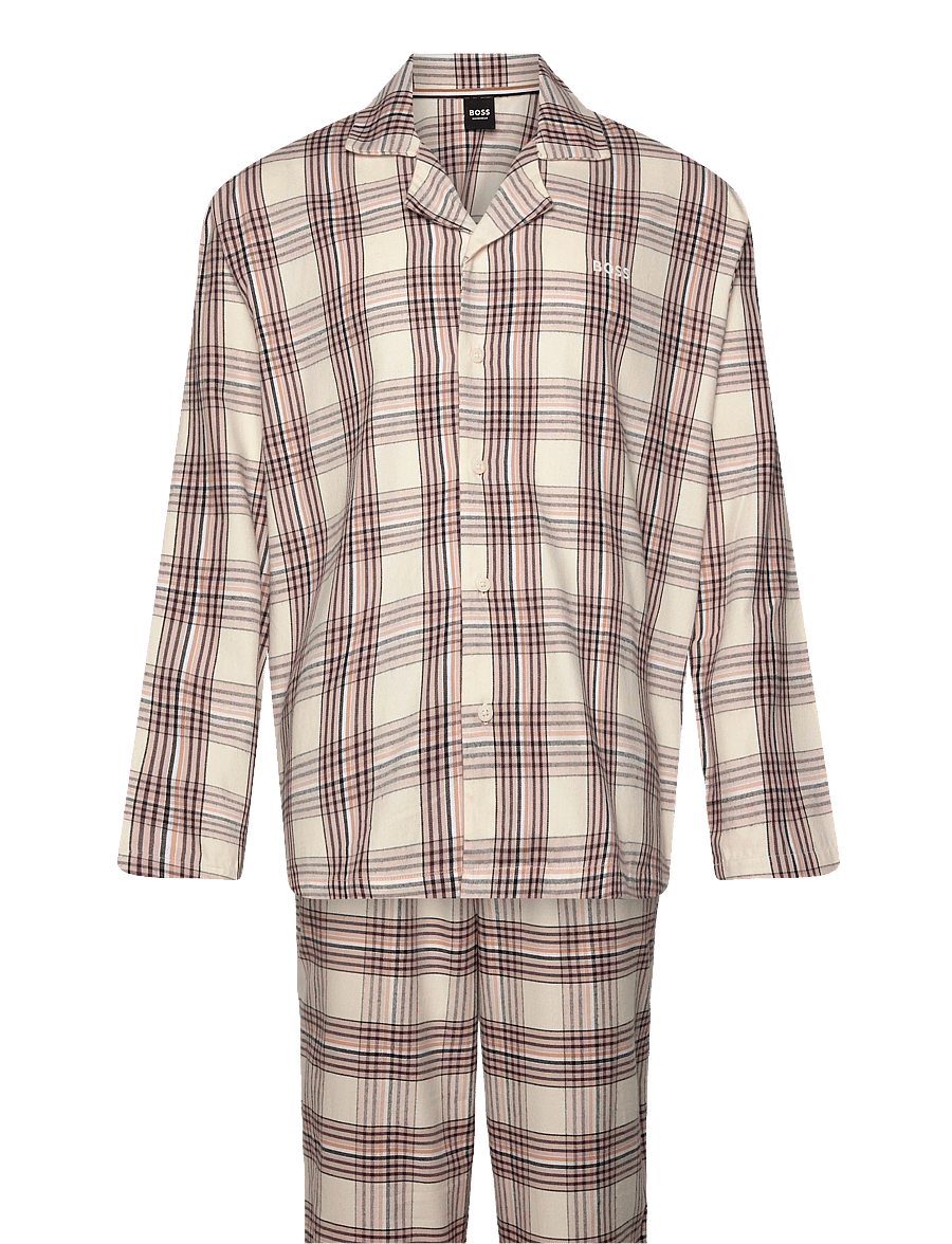 BOSS - Holiday Pyjama - nattøj sæt - open white - 0
