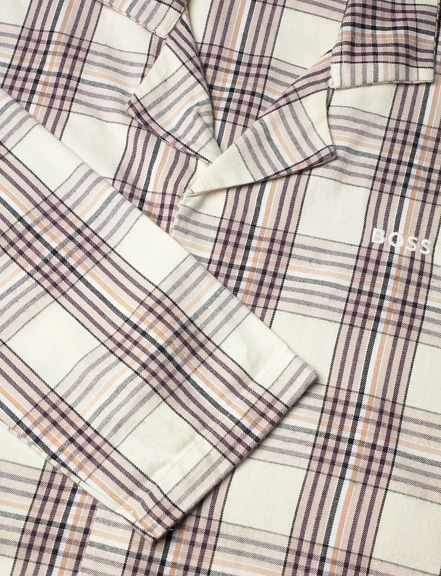 BOSS - Holiday Pyjama - nattøj sæt - open white - 4