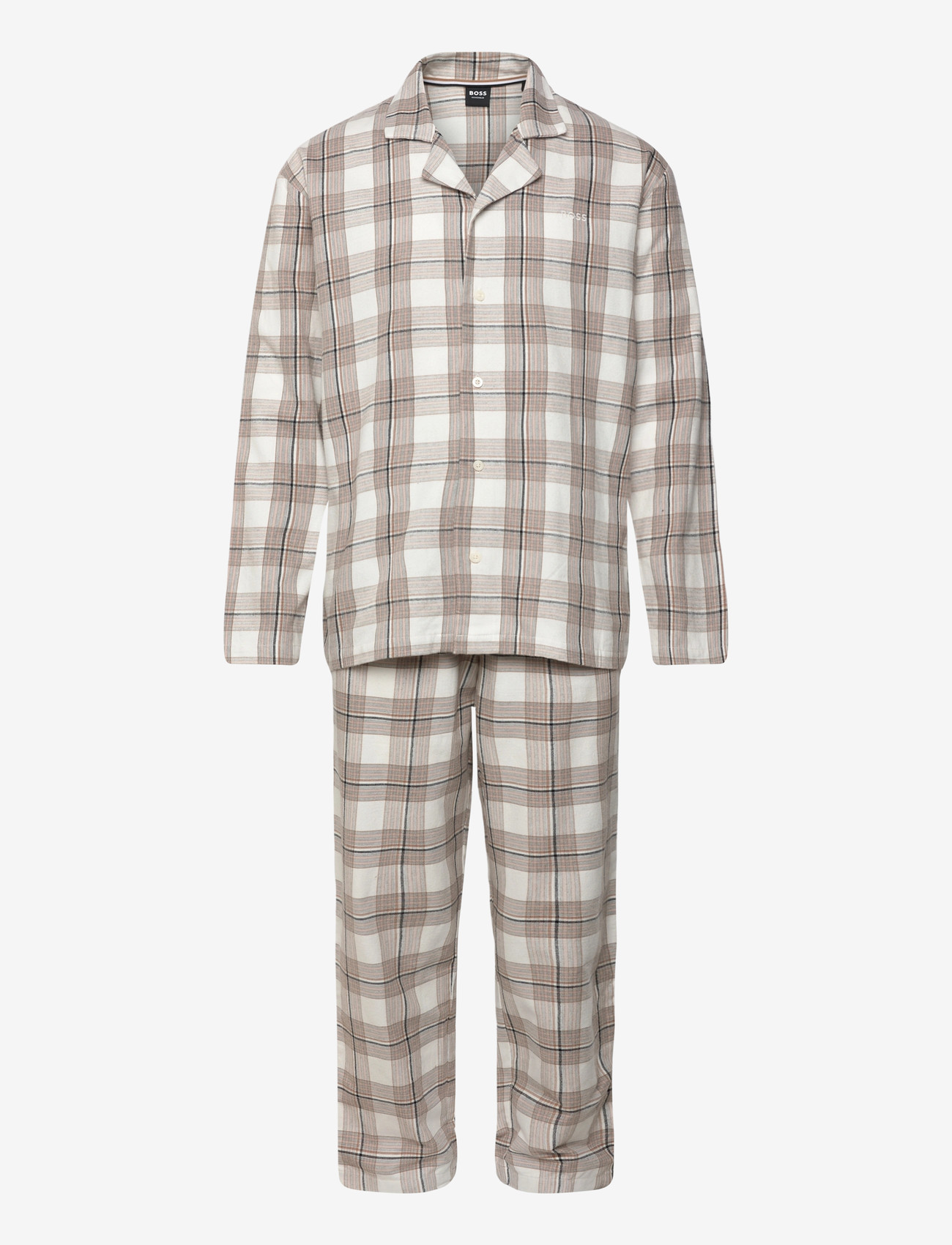 BOSS - Holiday Pyjama - nattkläder - open white - 0