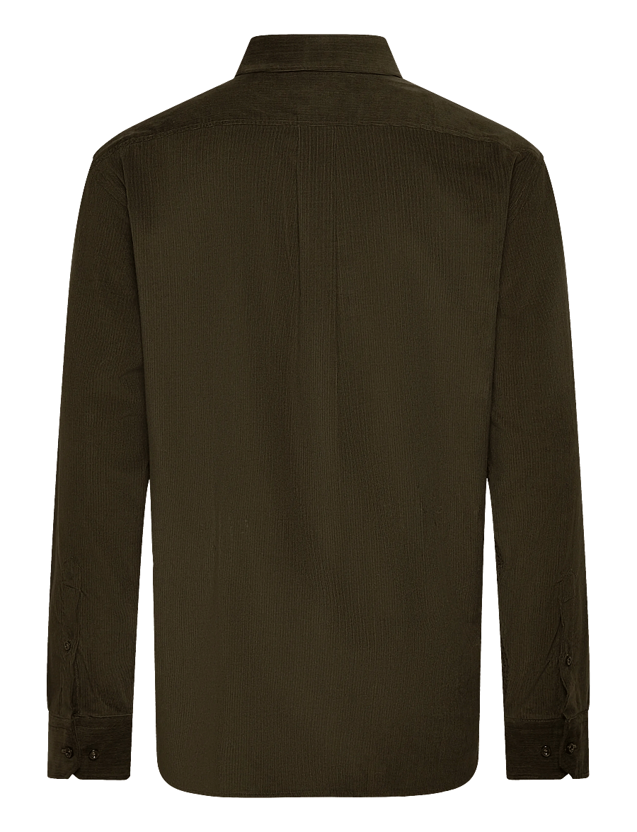 BOSS - C-JOE-kent-C1-254 - corduroy overhemden - open green - 1