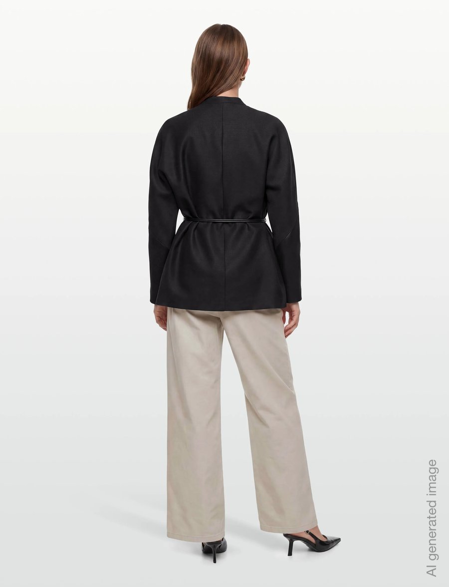 BOSS - Jokur - blazer mit gürtel - black - 4