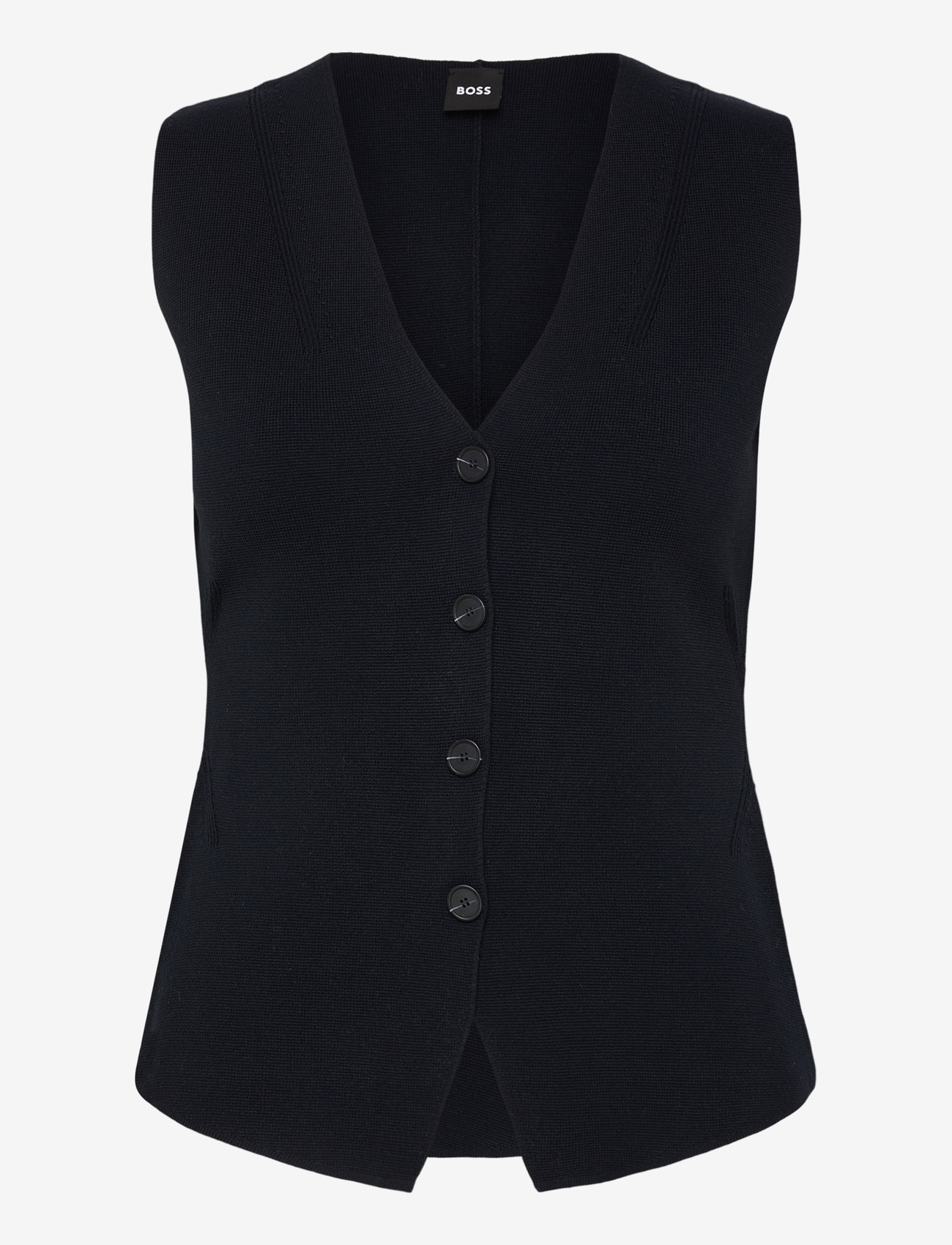 BOSS - Fylvie - stickade västar - dark blue - 0