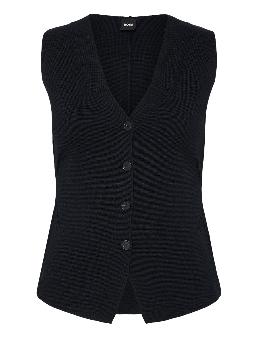 BOSS - Fylvie - strickwesten - dark blue - 1