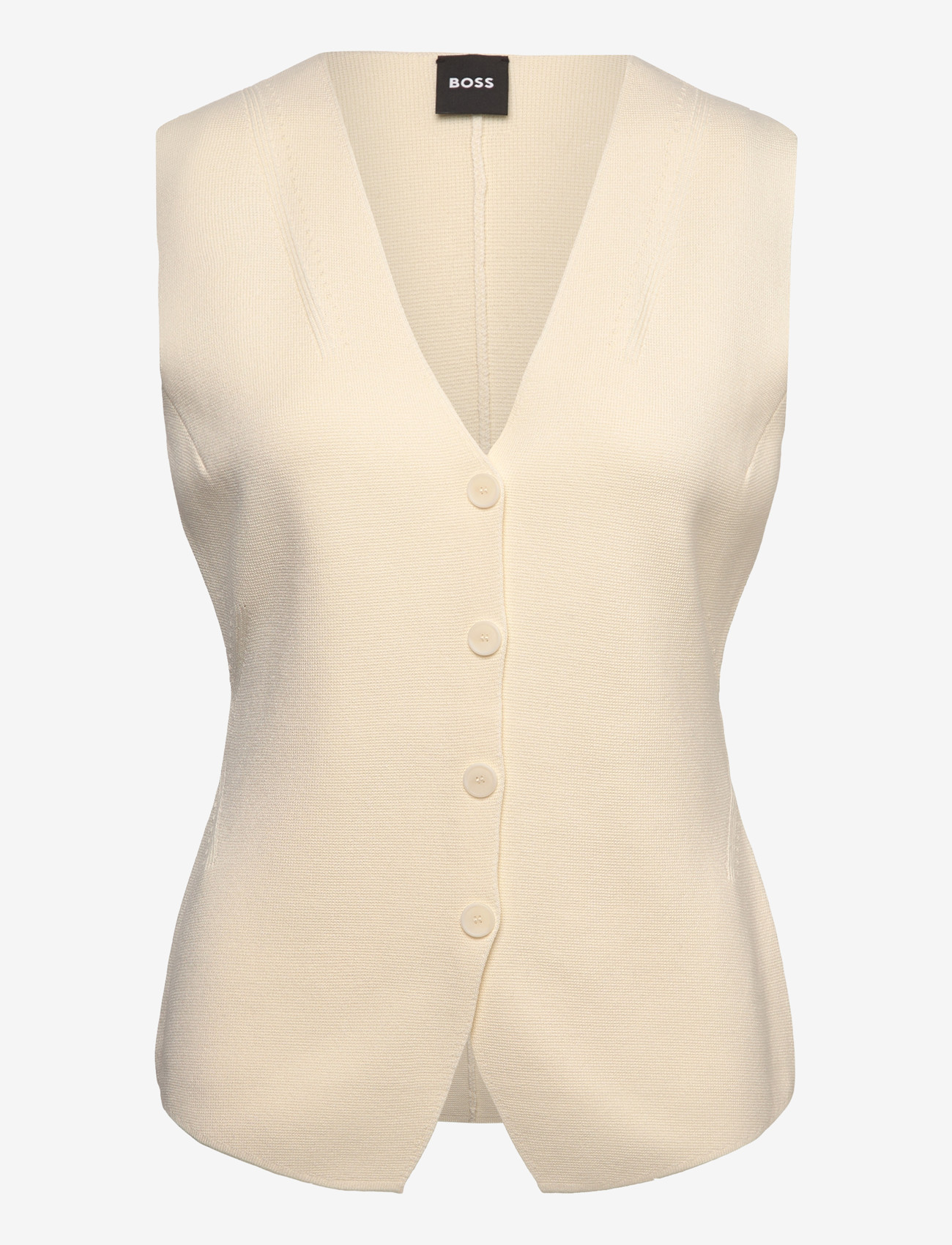 BOSS - Fylvie - kootud vestid - open white - 0