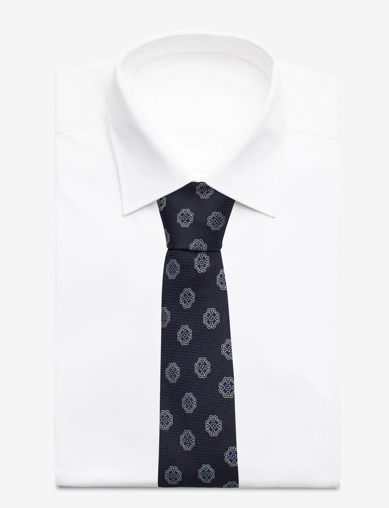 BOSS - H-TIE CM 7.5 253 - krawatten - dark blue - 1