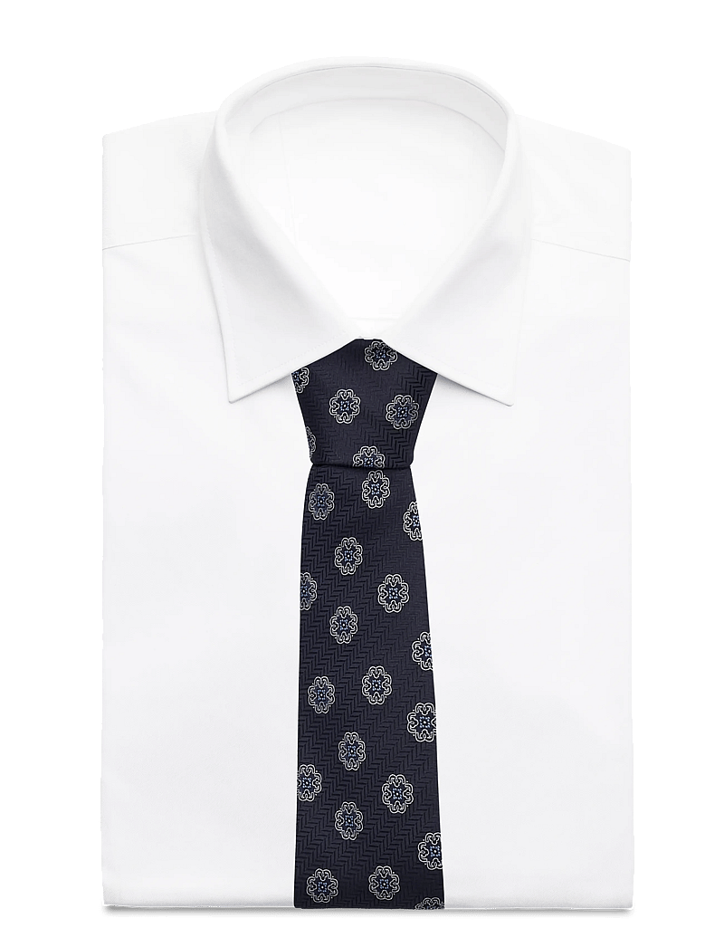 BOSS - H-TIE CM 7.5 253 - krawatten - dark blue - 1