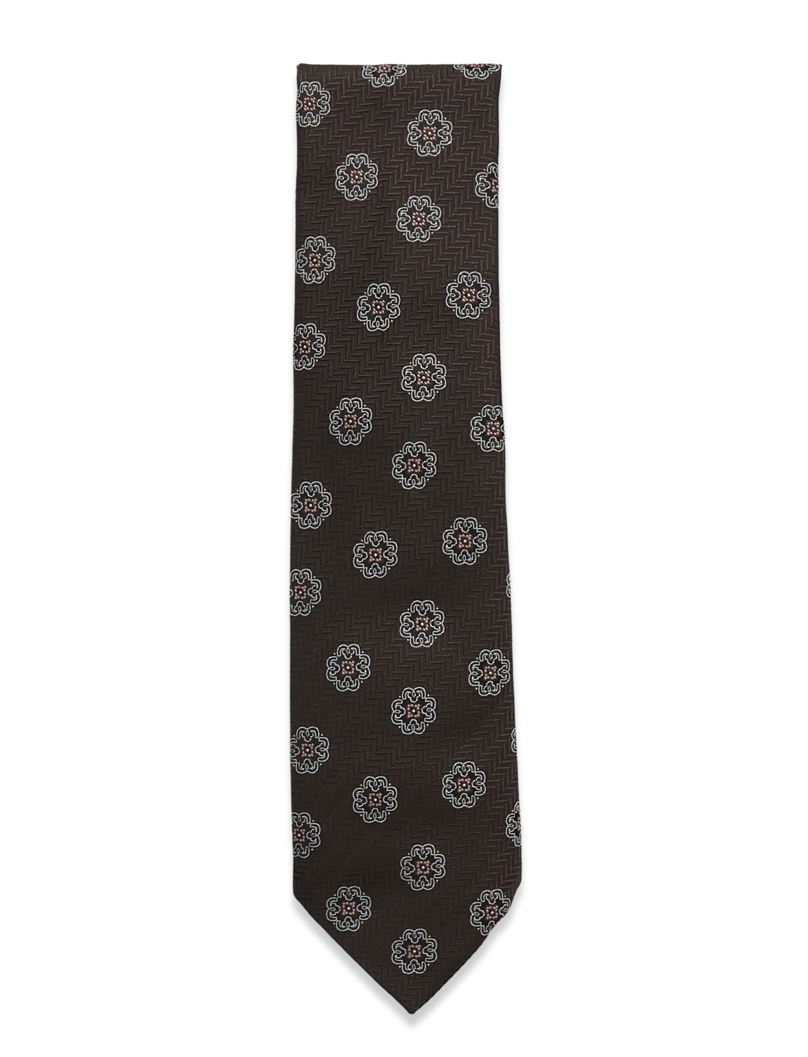 BOSS H-TIE CM 7.5 253 - Accessories - DARK BROWN / brown