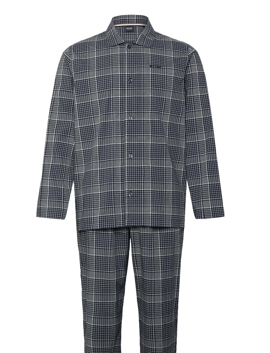 BOSS - Chris Pattern Pyjama - pyjamasets - dark blue - 0