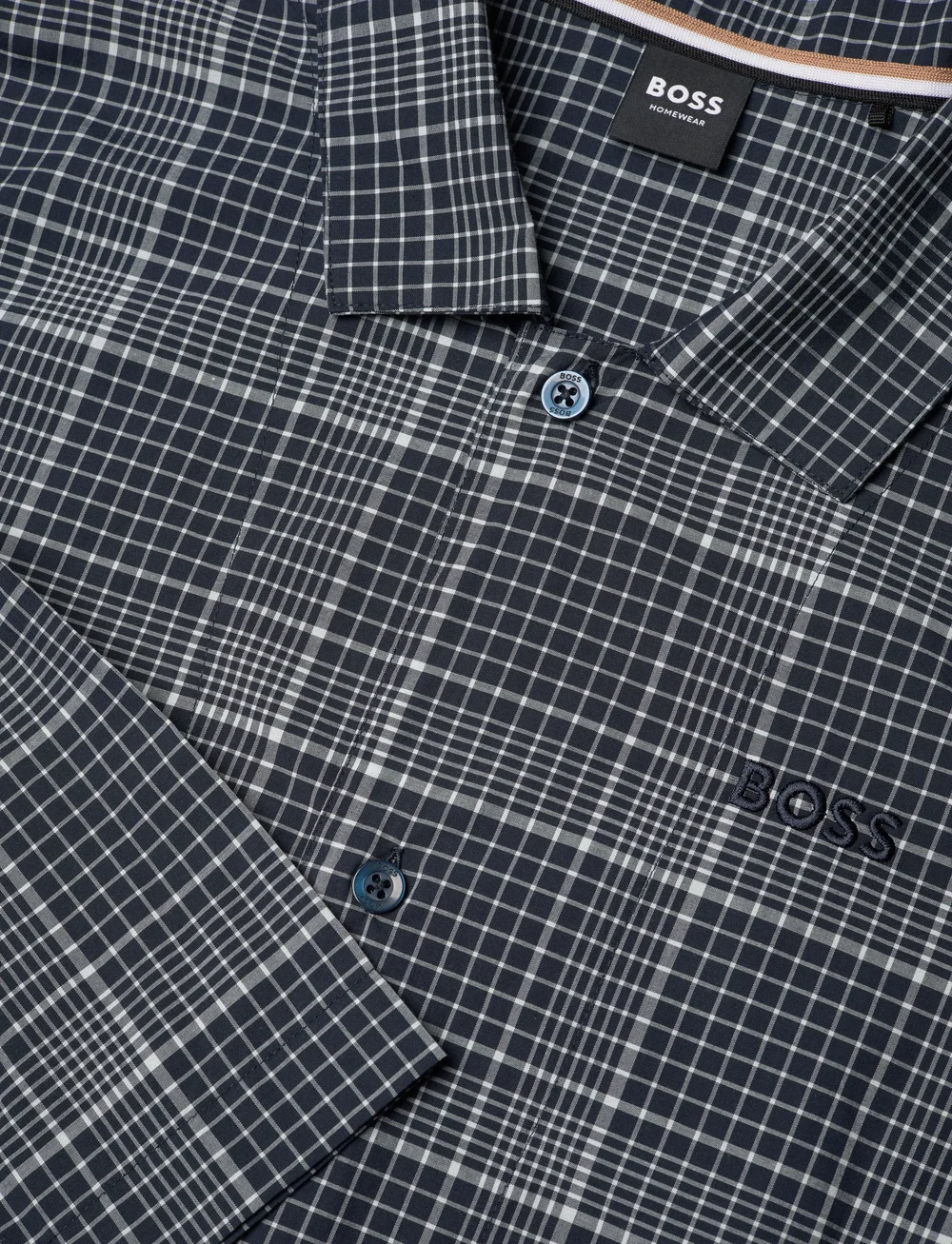 BOSS - Chris Pattern Pyjama - nightwear - dark blue - 4