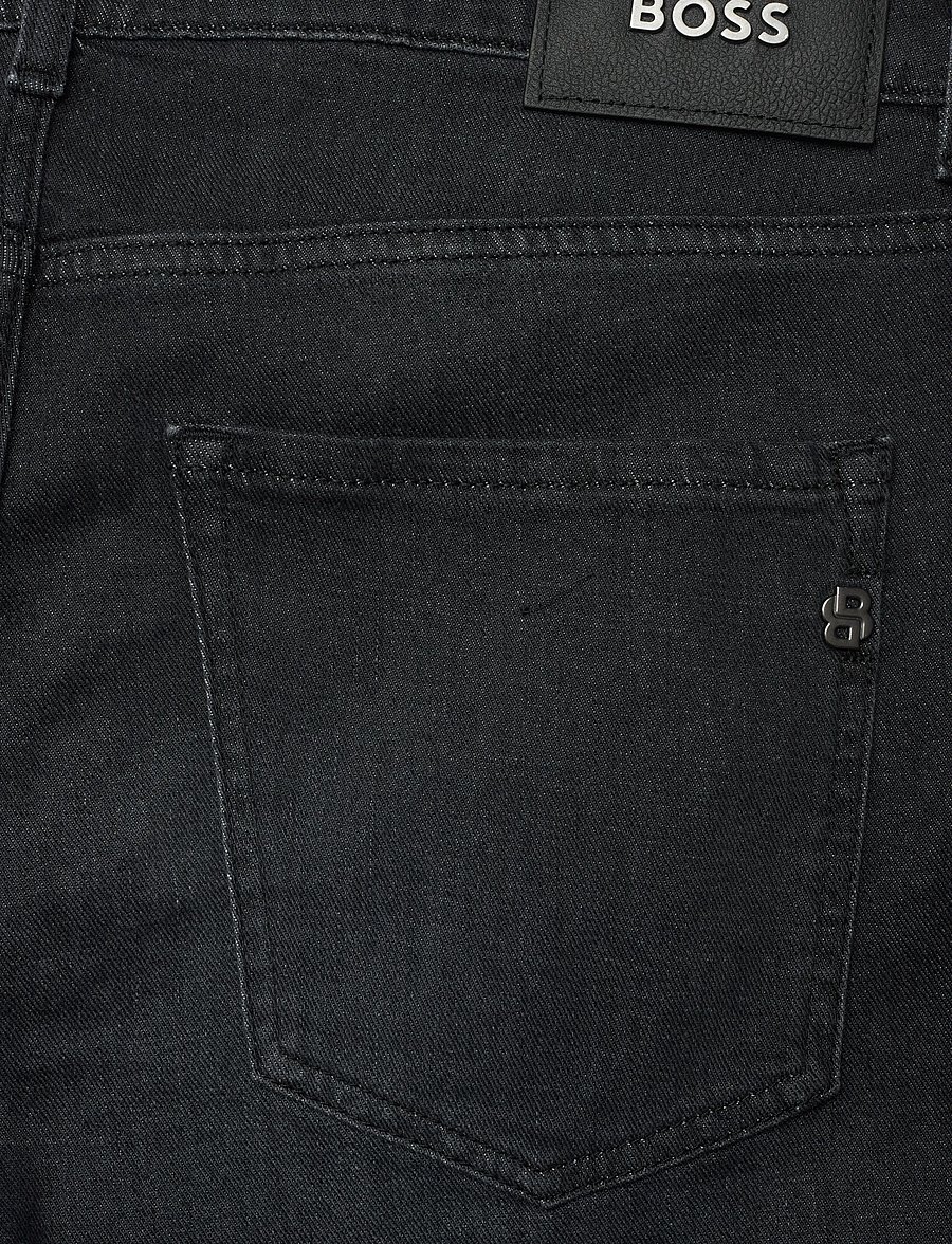 BOSS - H-Delaware - regular piegriezuma džinsa bikses - black - 4
