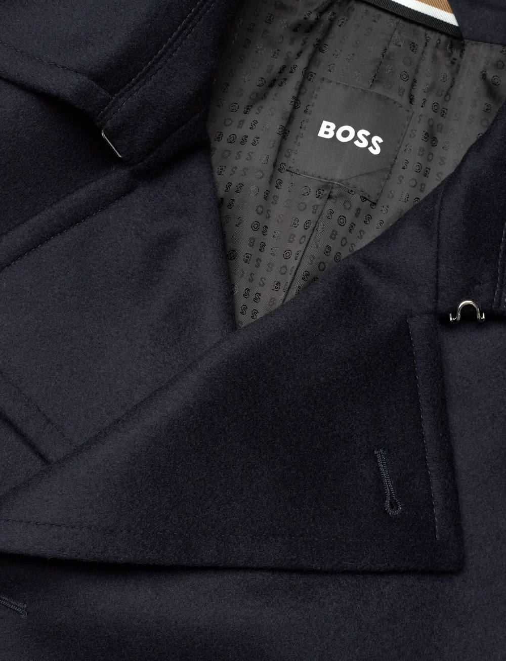 BOSS - H-Hyde-Pcoat-254 - trenchcoats - dark blue - 3