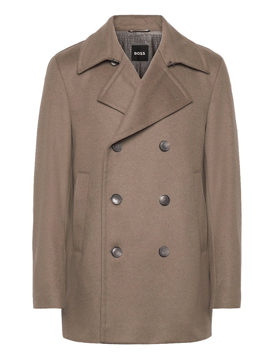 BOSS - H-Hyde-Pcoat-254 - trenchcoats - open brown - 0
