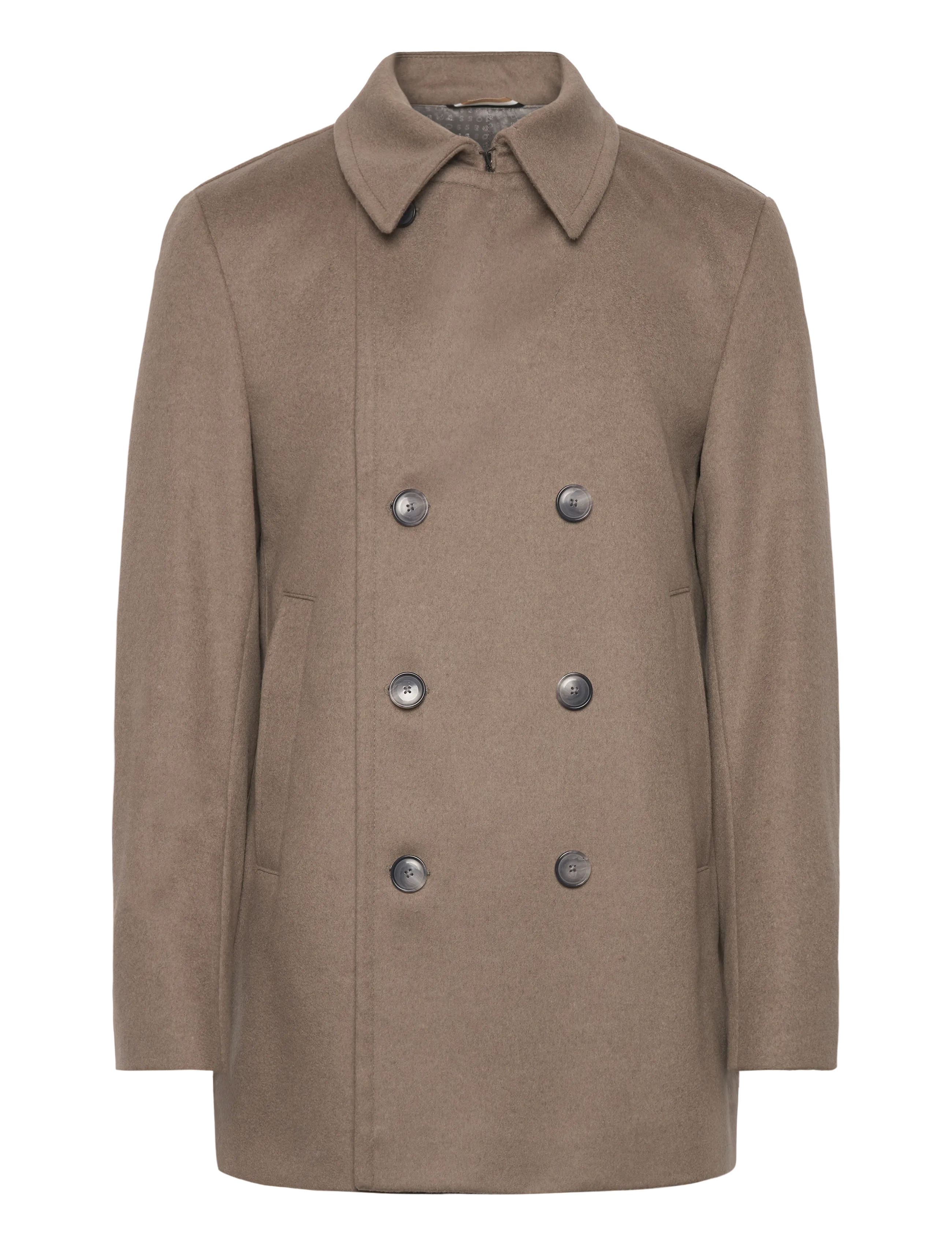 BOSS - H-Hyde-Pcoat-254 - vihmamantlid - open brown - 2