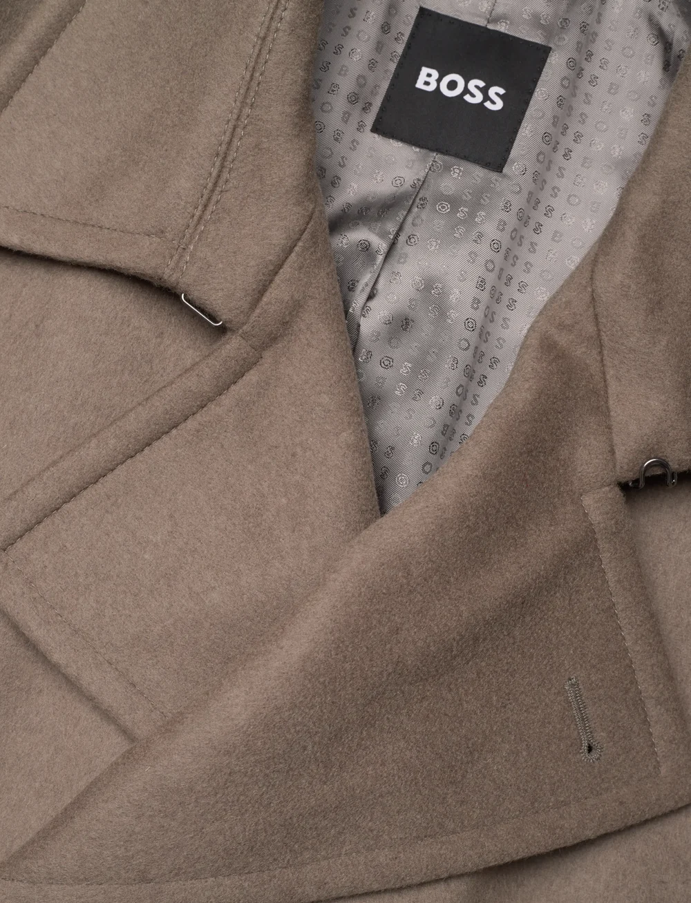 BOSS - H-Hyde-Pcoat-254 - trenchcoats - open brown - 3