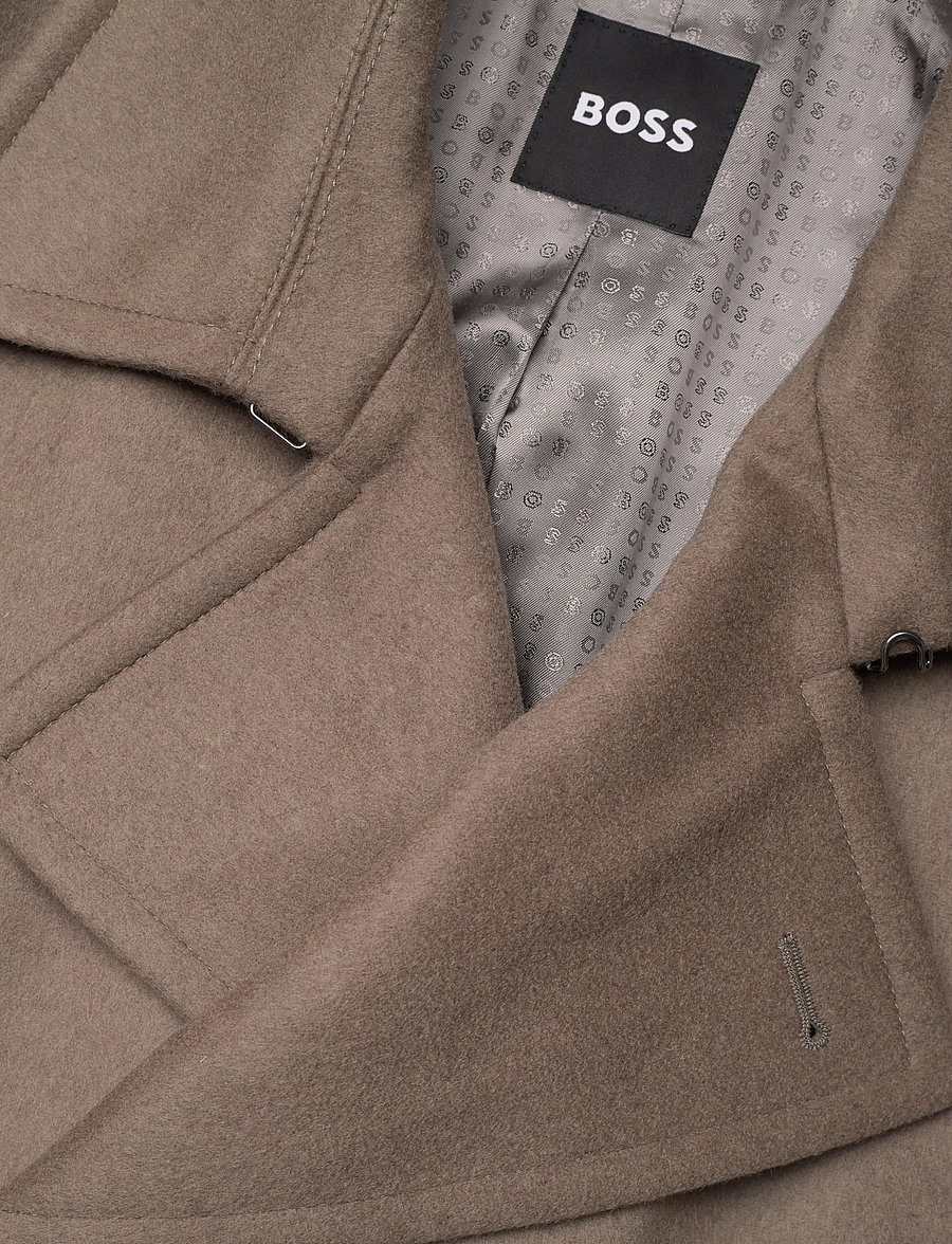 BOSS - H-Hyde-Pcoat-254 - trenchcoats - open brown - 3