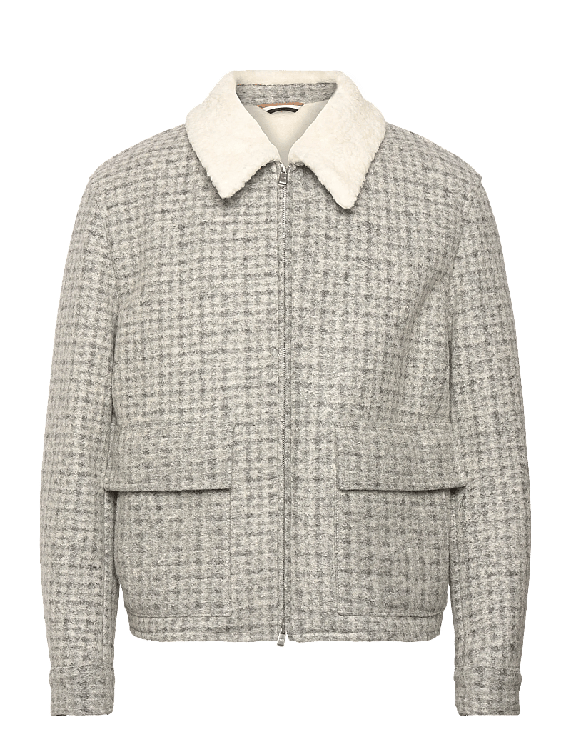 BOSS - H-Charly-J-254 - wolljacken - silver - 0