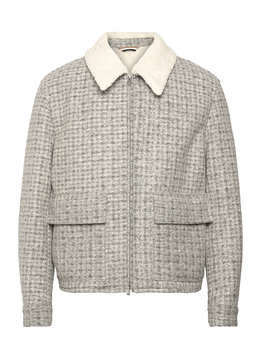 BOSS - H-Charly-J-254 - wolljacken - silver - 0