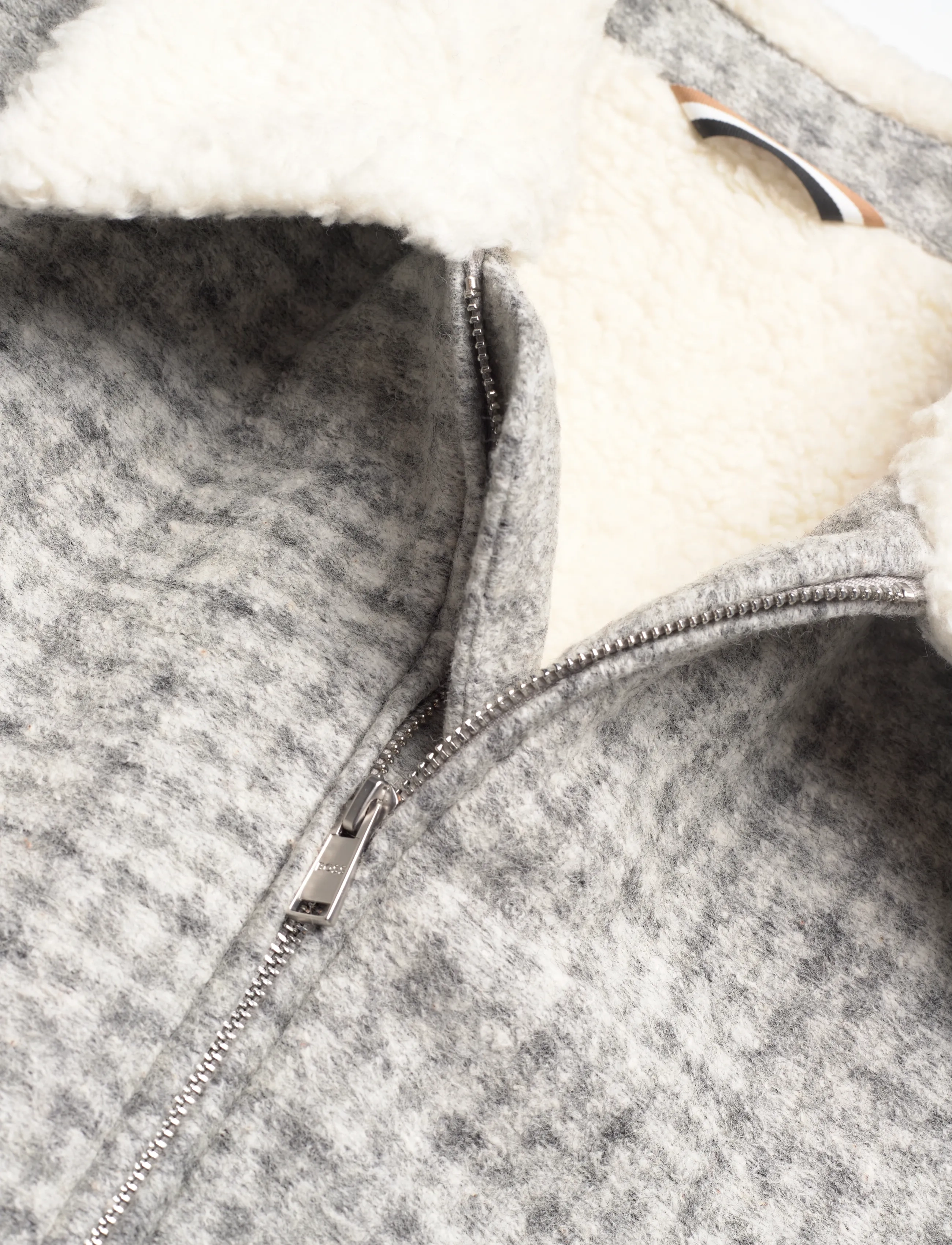 BOSS - H-Charly-J-254 - ulljackor - silver - 2