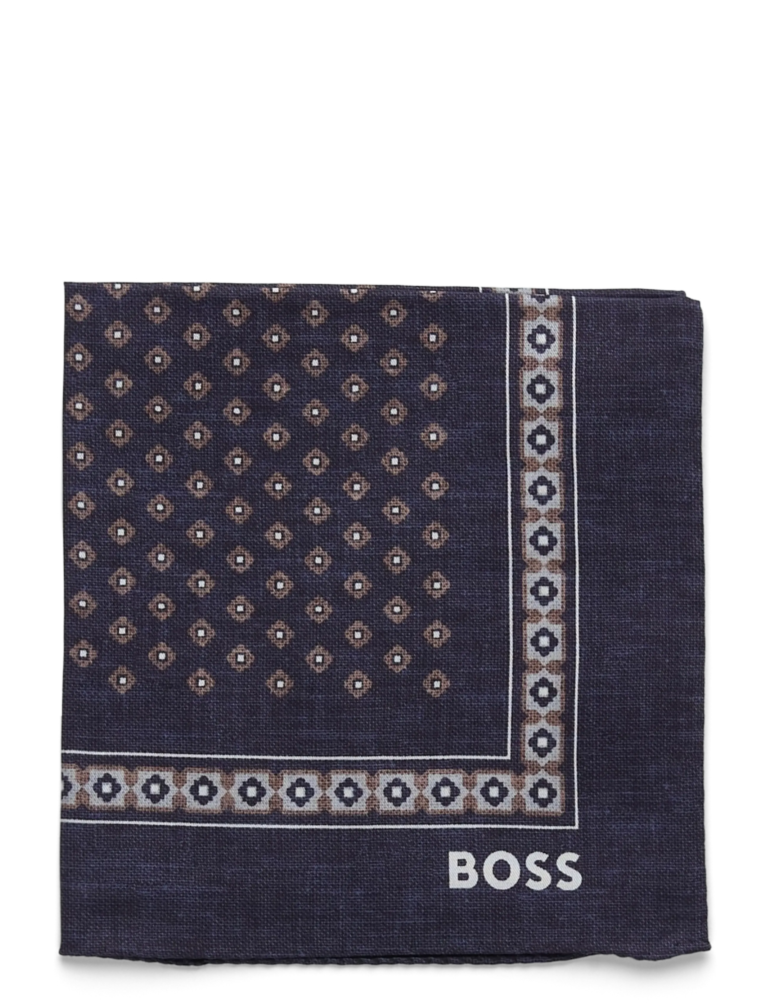 C-POCKET SQ.-251 - DARK BLUE