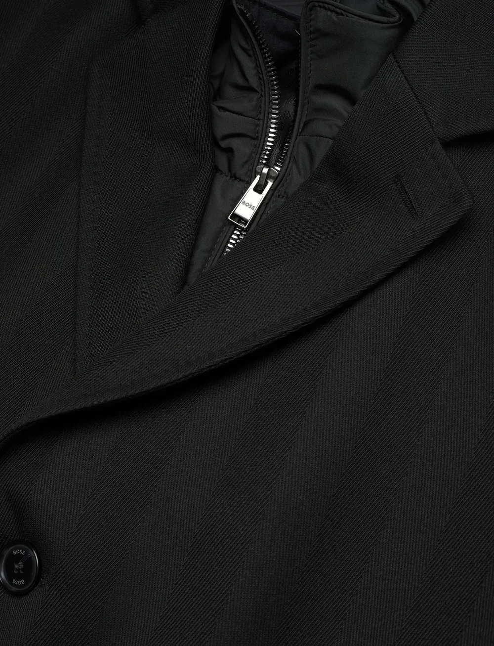 BOSS - H-Hyde-Bib-254 - villased jakid - black - 2