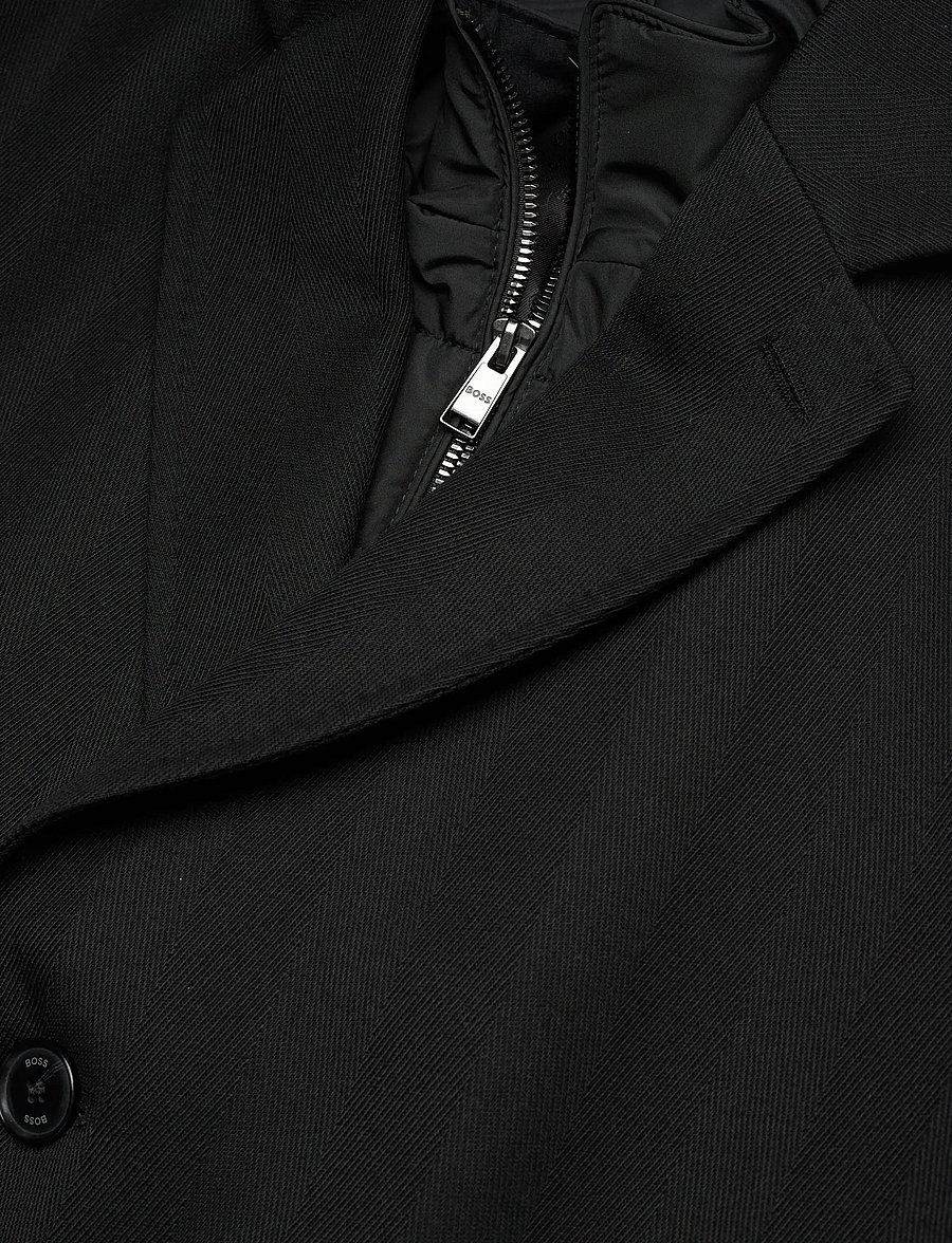 BOSS - H-Hyde-Bib-254 - wolljacken - black - 2