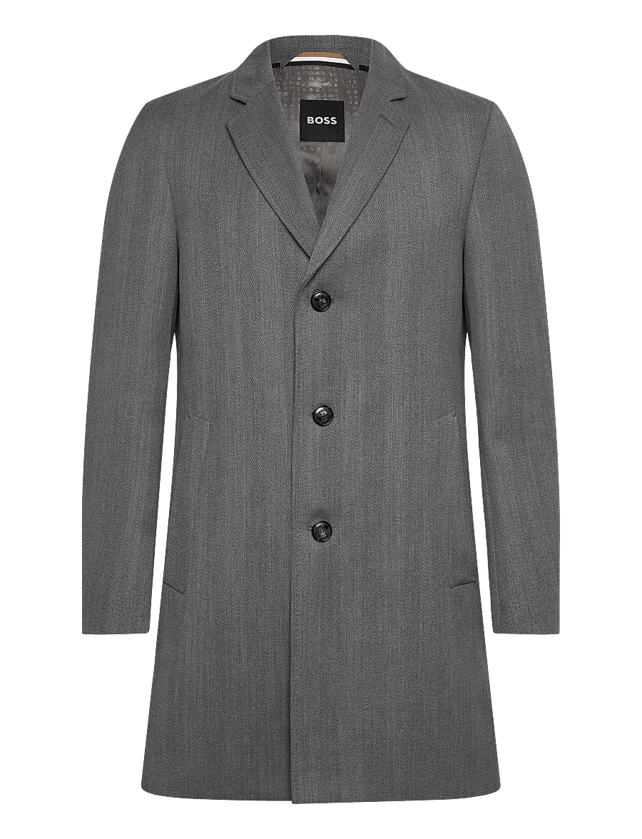 BOSS - H-Hyde-Bib-254 - wolljacken - silver - 0
