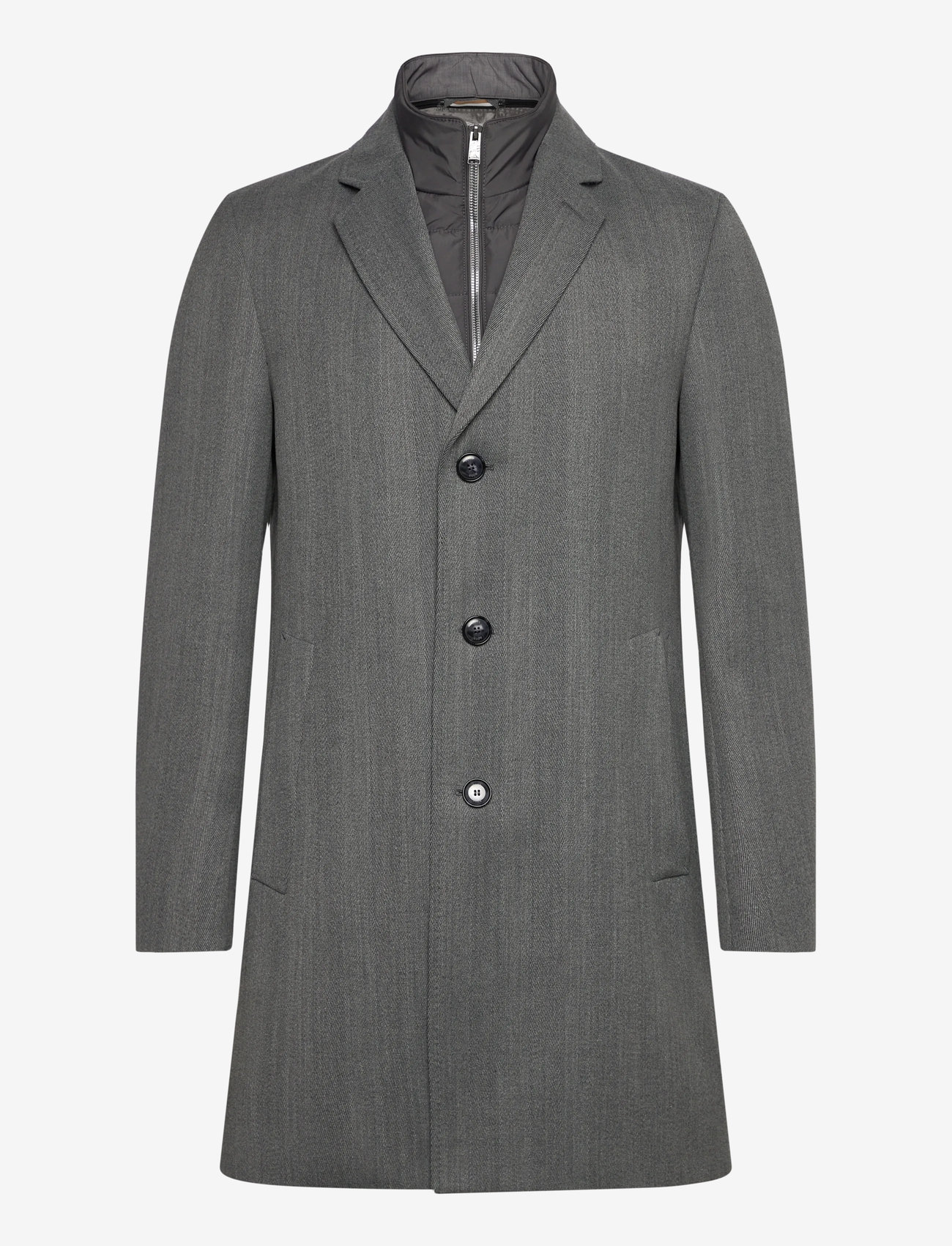 BOSS - H-Hyde-Bib-254 - ulljackor - silver - 2