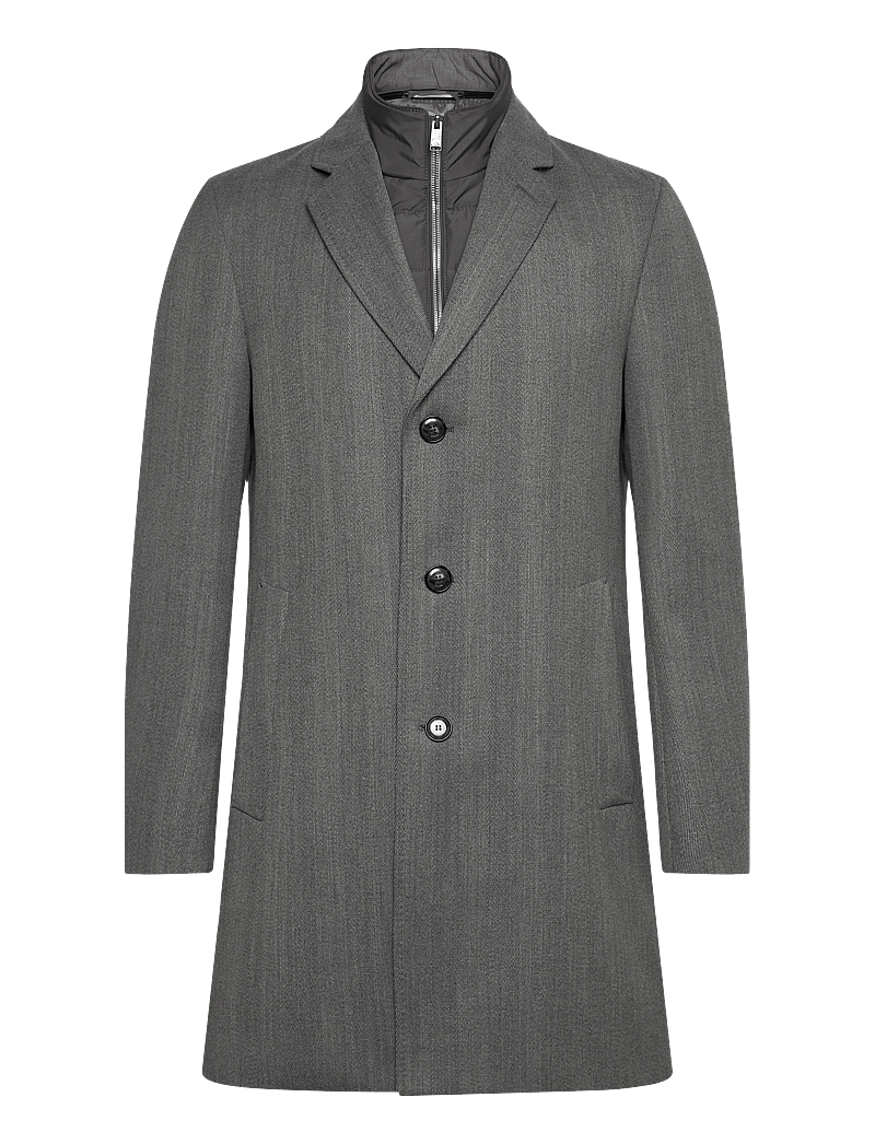 BOSS - H-Hyde-Bib-254 - ulljackor - silver - 2